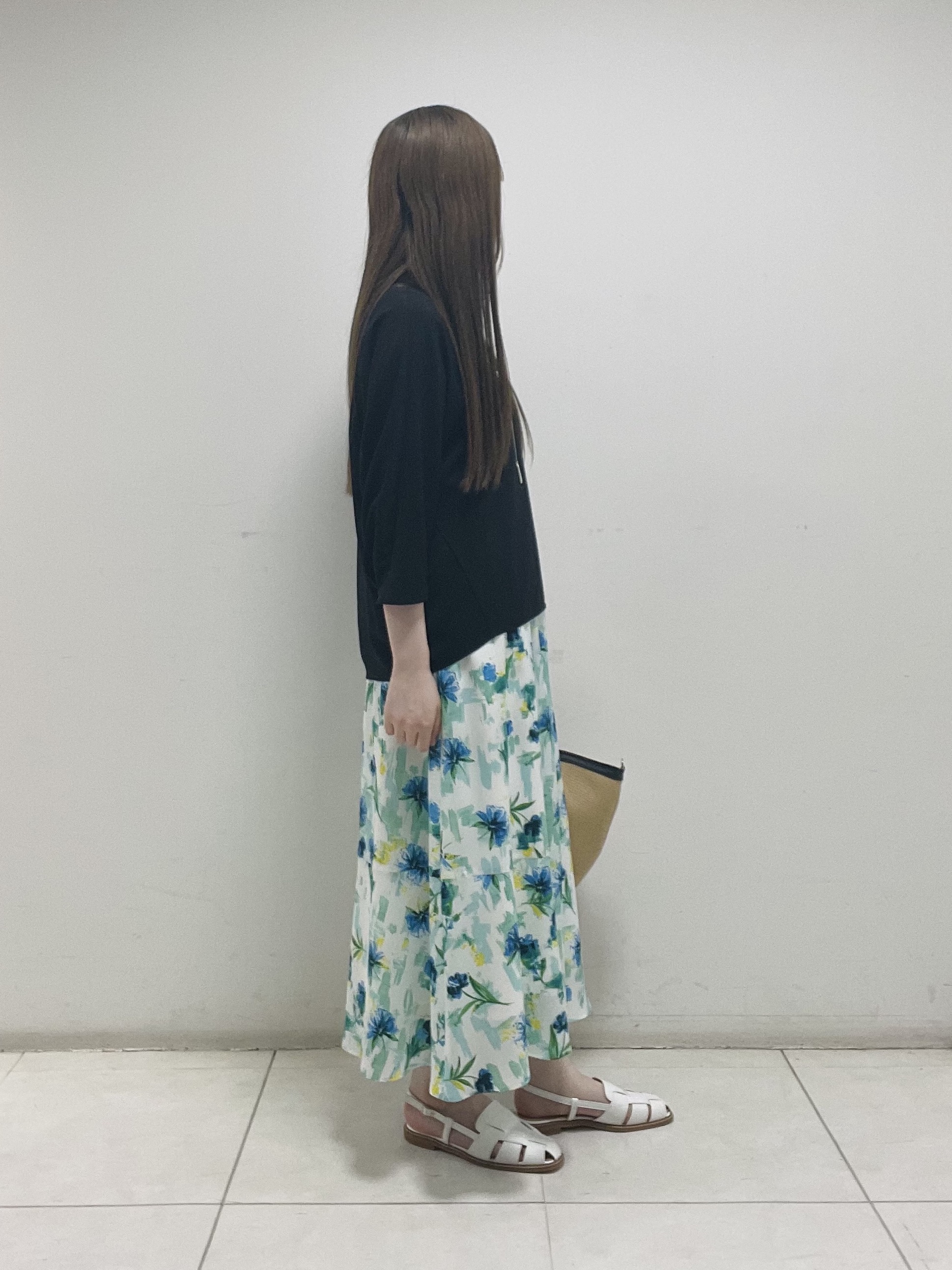 mさんの「INDIVI｜【接触冷感／透湿／着る日傘】ドルマントップス」を使ったコーディネート