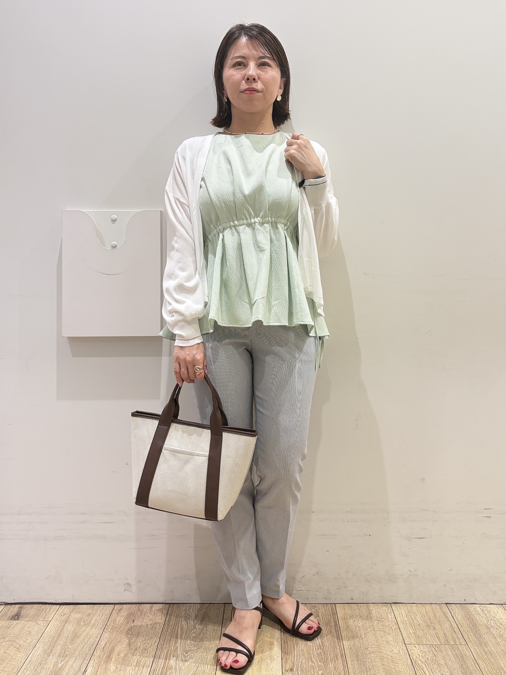 YUKOさんの「index｜クロスオーバルメタルリング」を使ったコーディネート