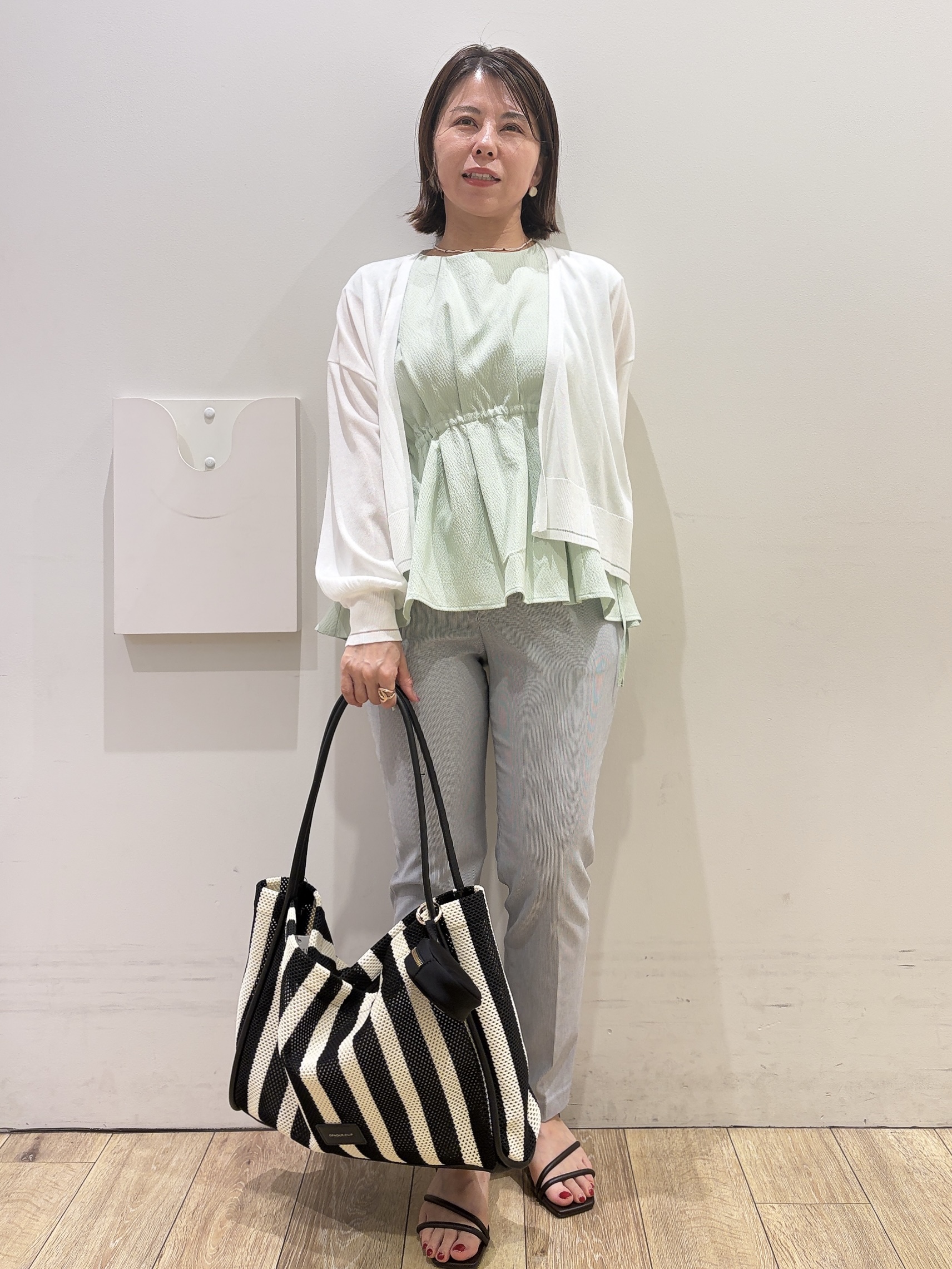 YUKOさんの「index｜クロスオーバルメタルリング」を使ったコーディネート
