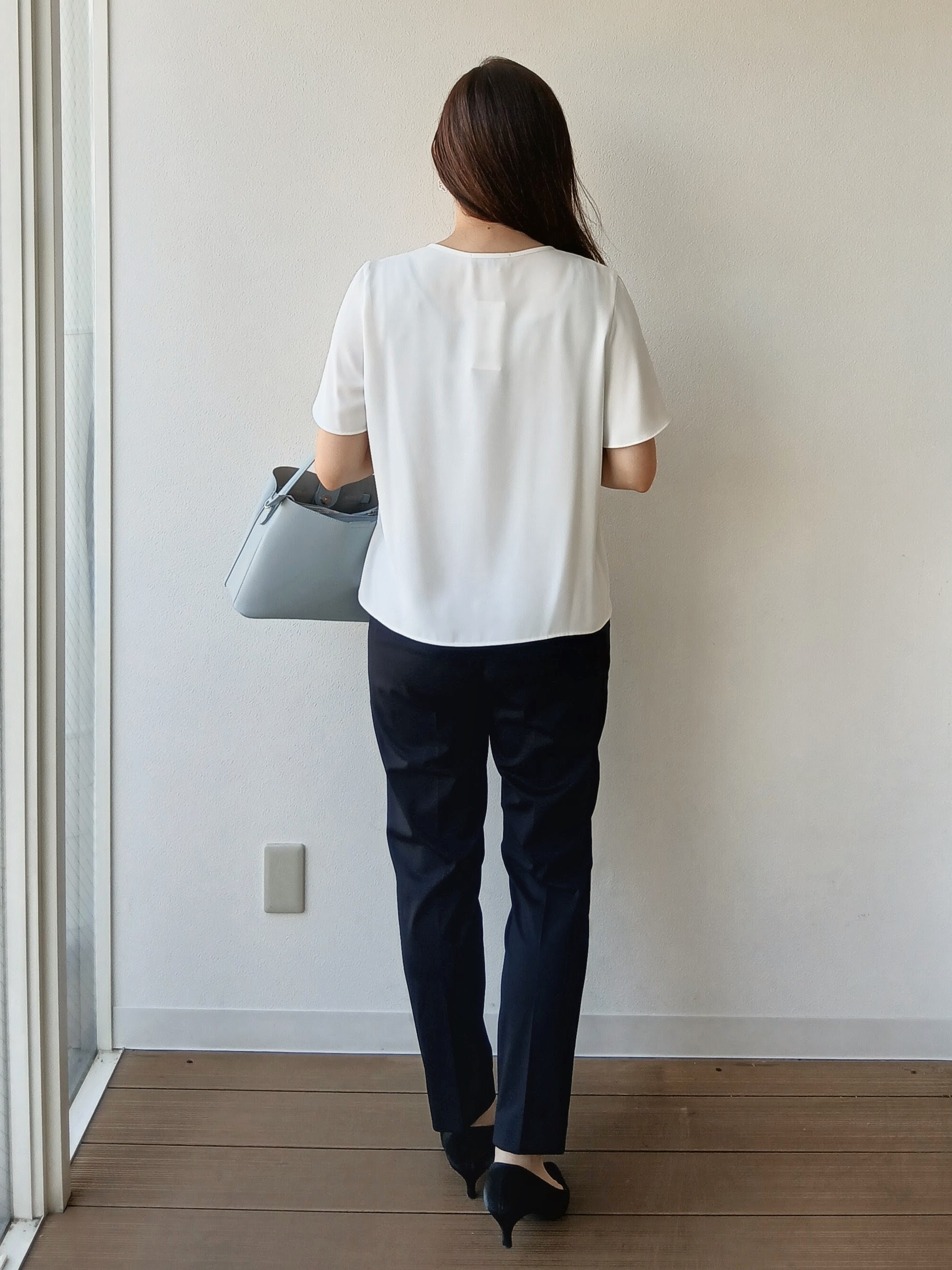 なみきさんの「UNTITLED｜【UV/接触冷感/スーツ】ジャージテーラードジャケット」を使ったコーディネート