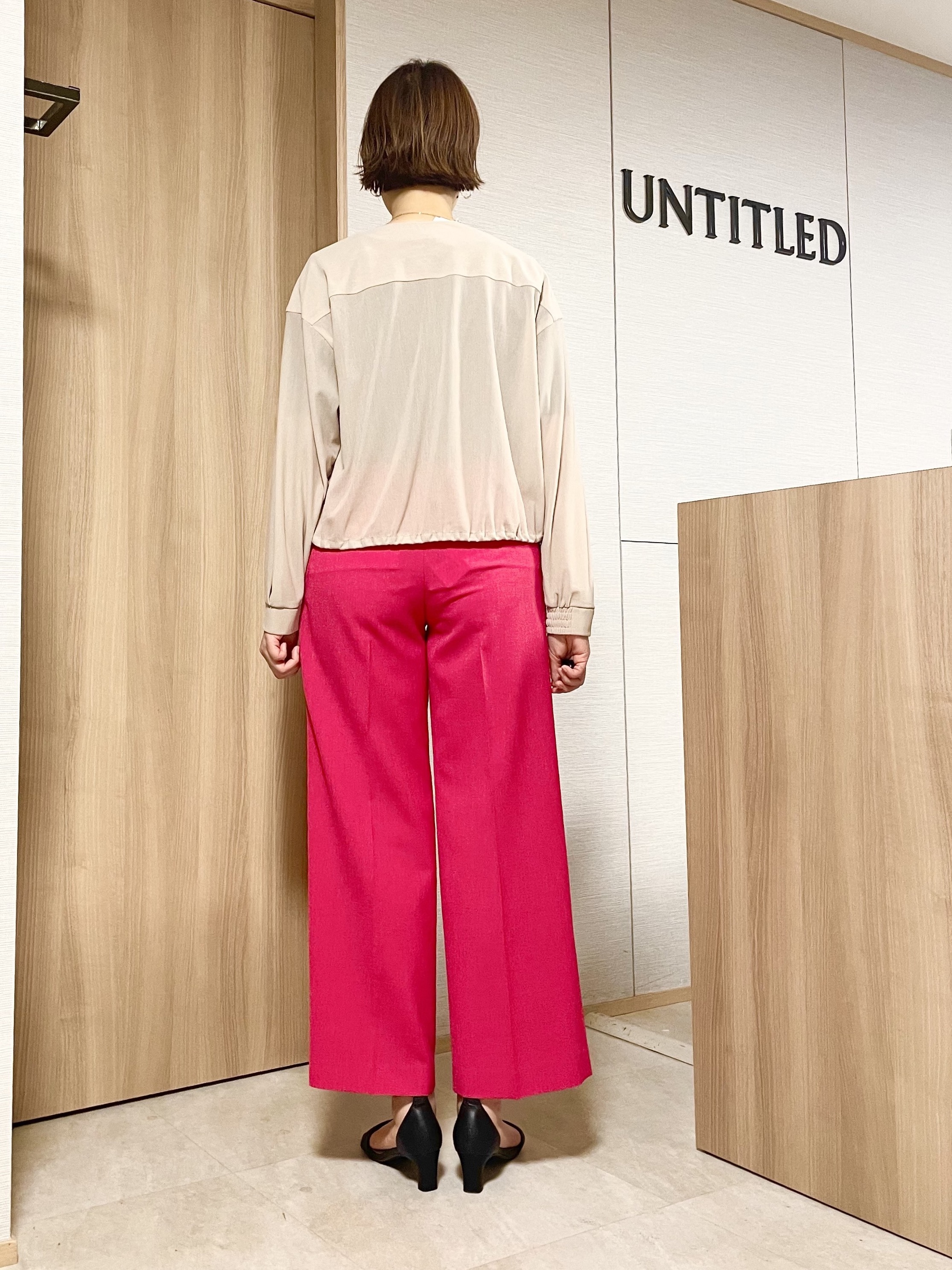 aliceさんの「UNTITLED｜◆【洗える】シアーブルゾン」を使ったコーディネート