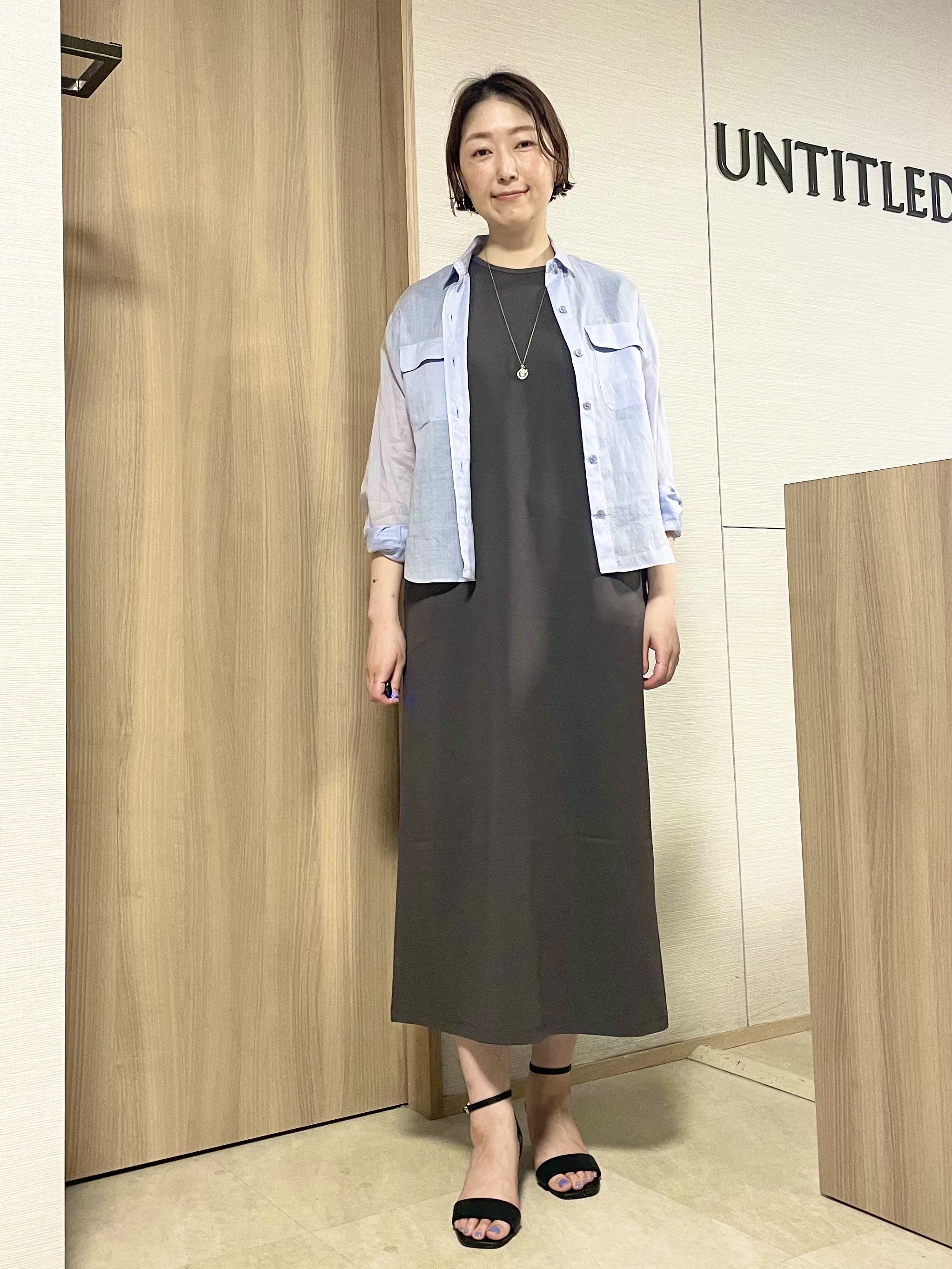 aliceさんの「UNTITLED｜【接触冷感】ドライタッチシャツ」を使ったコーディネート