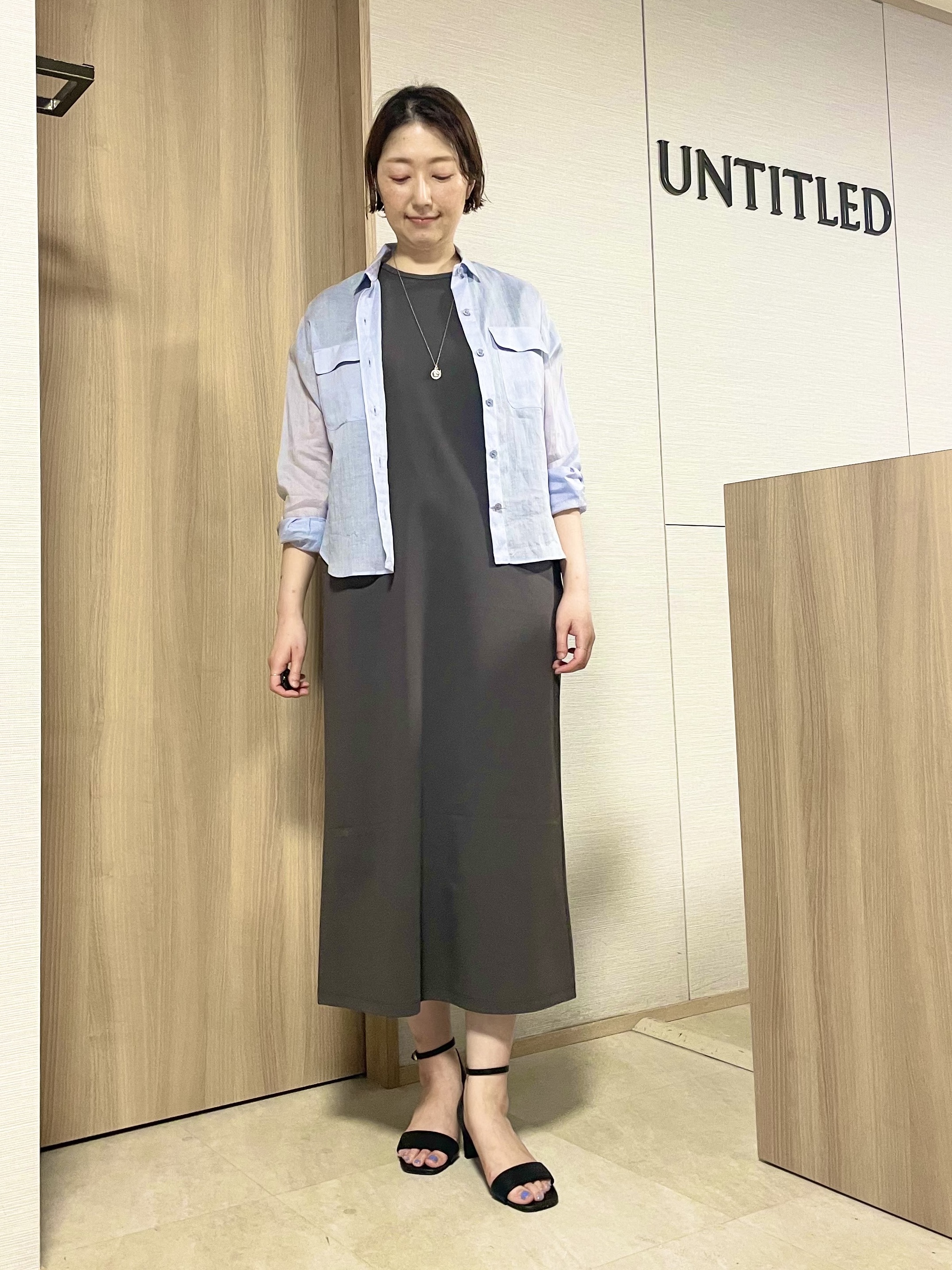 aliceさんの「UNTITLED｜【接触冷感】ドライタッチシャツ」を使ったコーディネート
