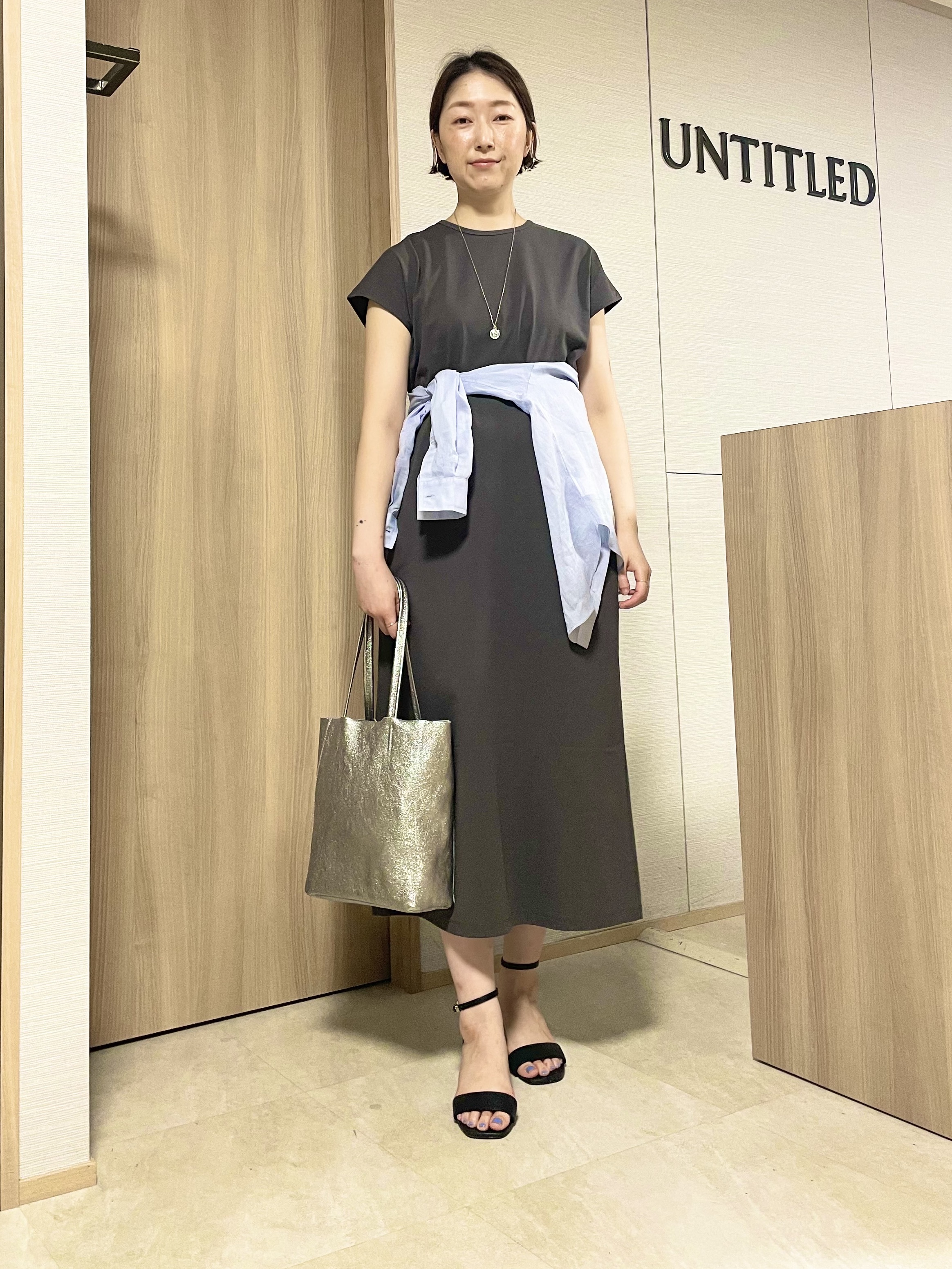 aliceさんの「UNTITLED｜【接触冷感】ドライタッチシャツ」を使ったコーディネート