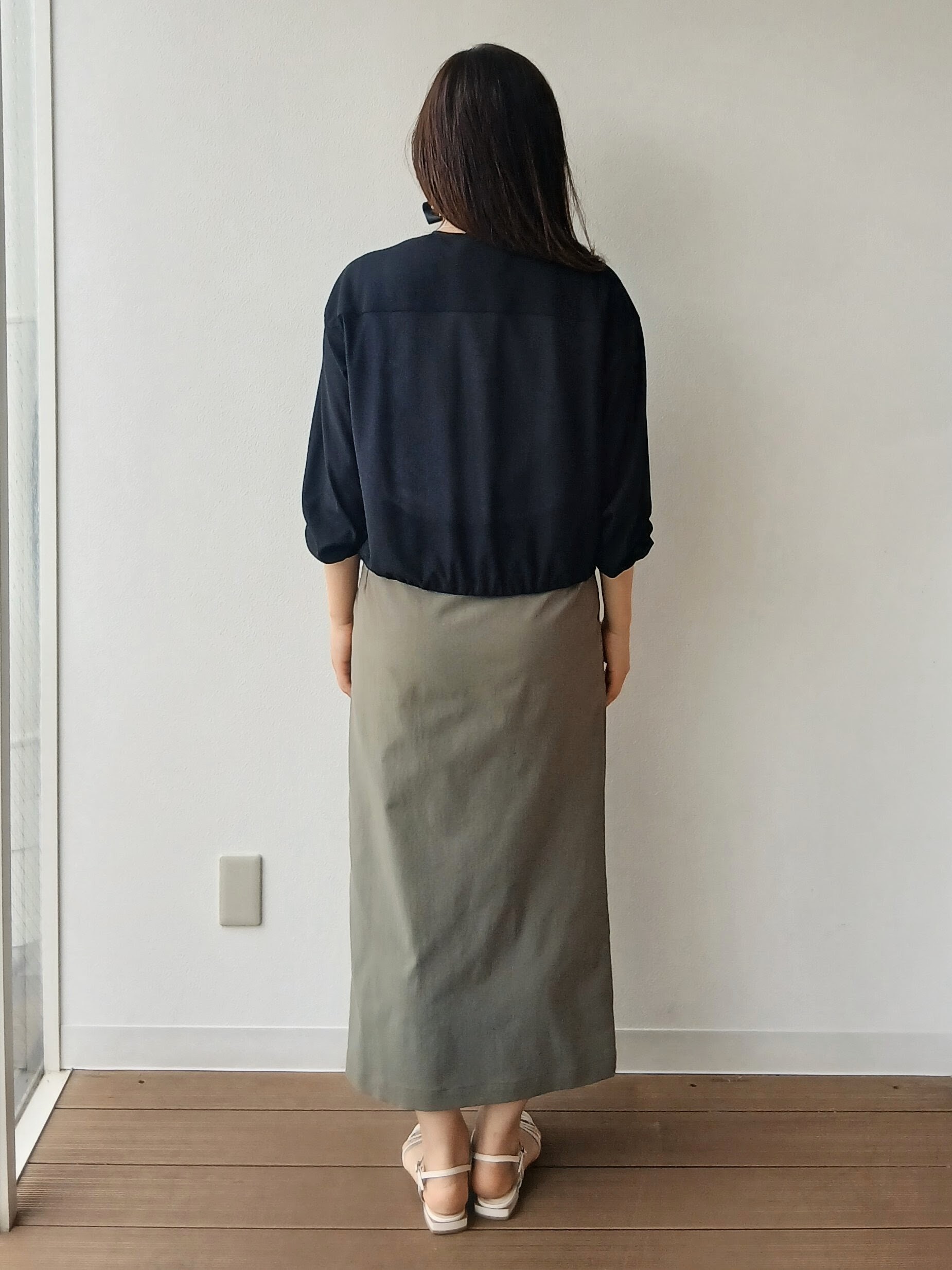 なみきさんの「UNTITLED｜◆【洗える】シアーブルゾン」を使ったコーディネート