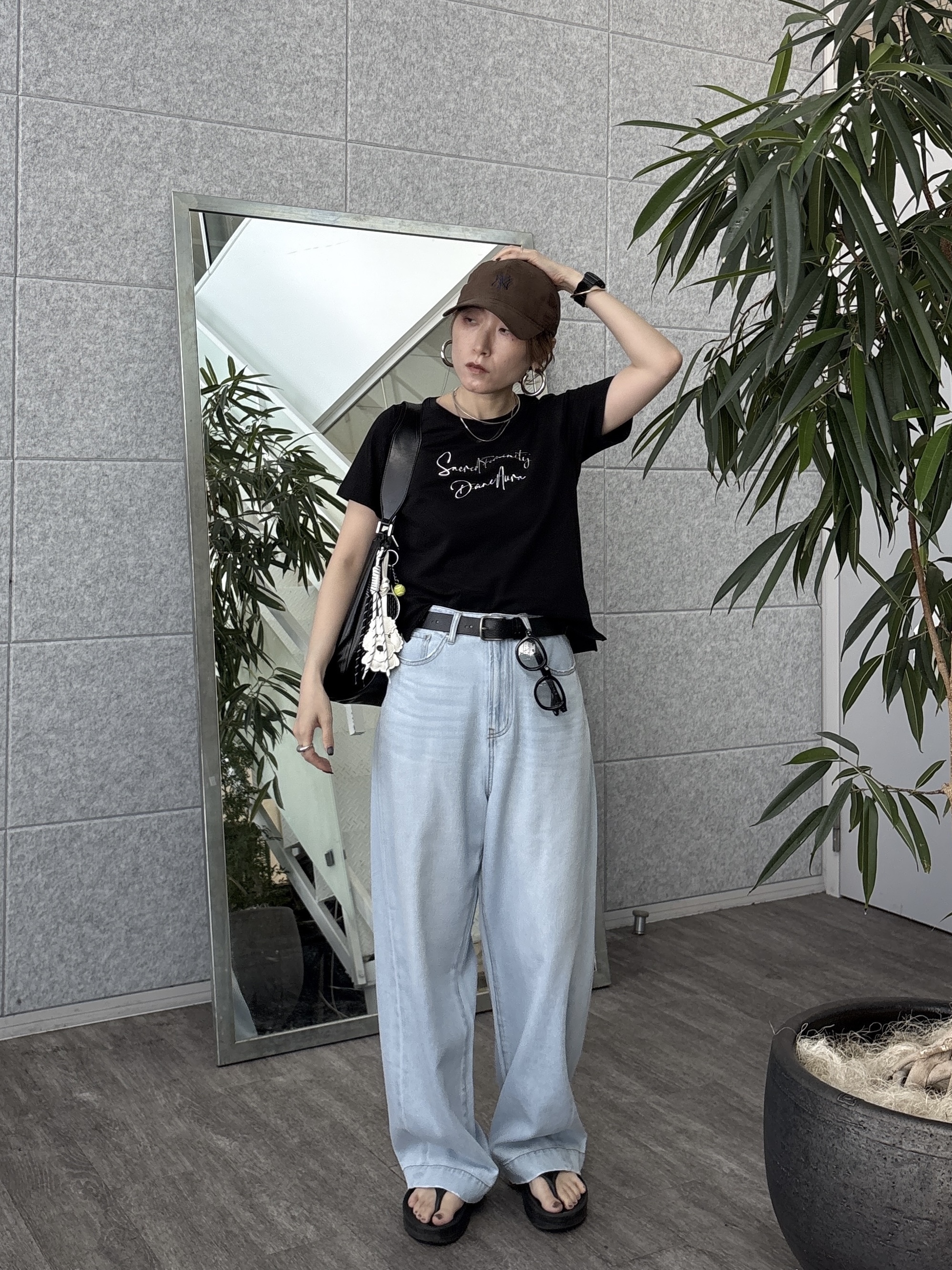 kotakiさんの「INDIVI｜3DプリントロゴTシャツ【再入荷】」を使ったコーディネート