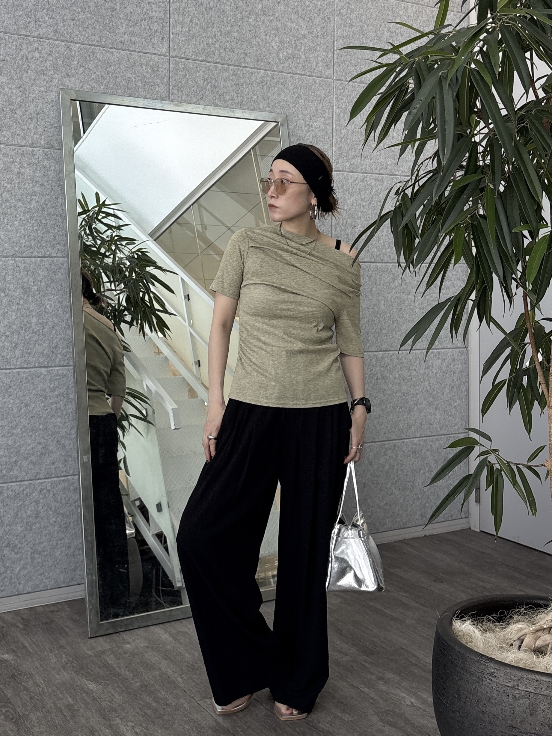 kotakiさんの「INDIVI｜アートメッシュブルゾン」を使ったコーディネート