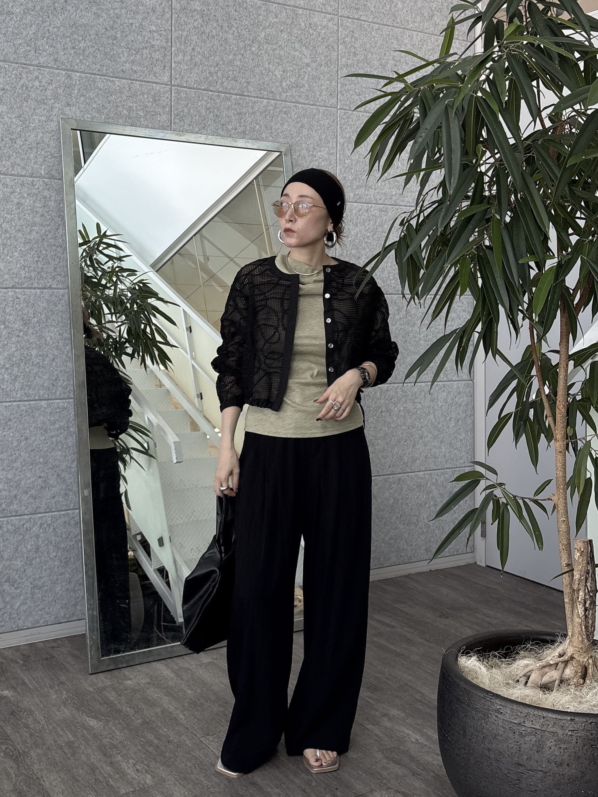 kotakiさんの「INDIVI｜アートメッシュブルゾン」を使ったコーディネート