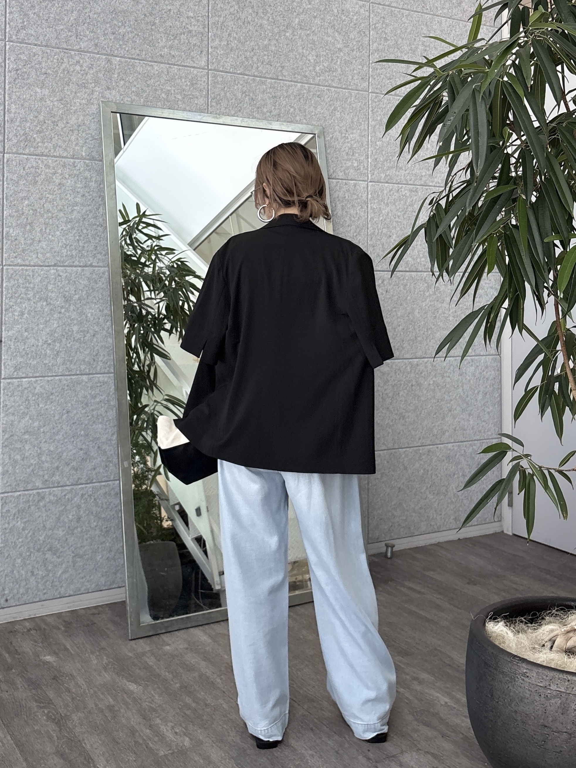 kotakiさんの「INDIVI｜Comfy SET UP｜ハーフスリーブジャケット【セットアップ対応／通勤／接触冷感／UVカット】」を使ったコーディネート