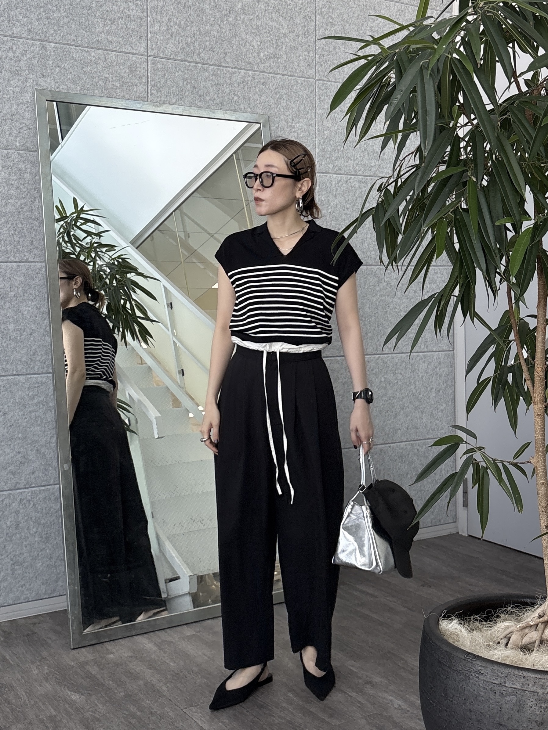 kotakiさんの「INDIVI｜シアーフレンチポロ【接触冷感】」を使ったコーディネート