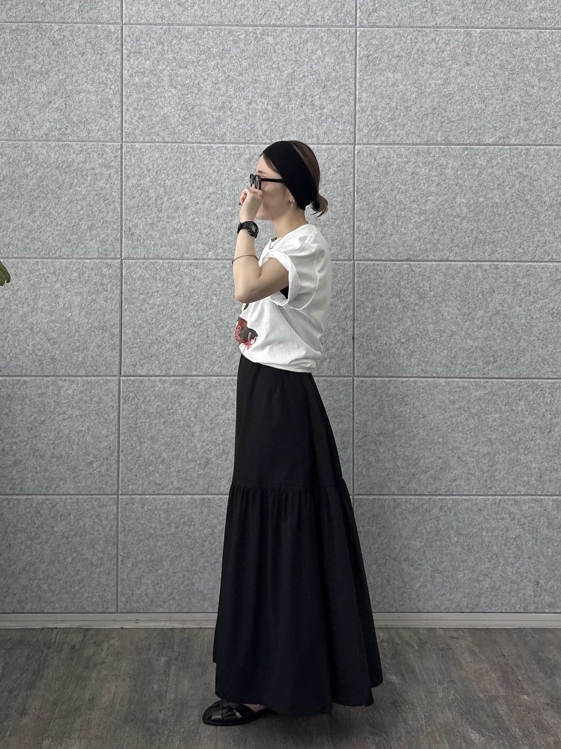 kotakiさんの「INDIVI｜【GOODROCKSPEED】QUEEN AMIDALA ／ Print T－Shirt」を使ったコーディネート