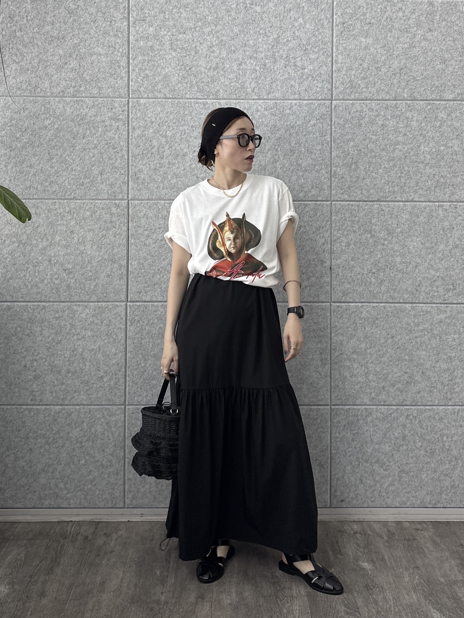 kotakiさんの「INDIVI｜【GOODROCKSPEED】QUEEN AMIDALA ／ Print T－Shirt」を使ったコーディネート