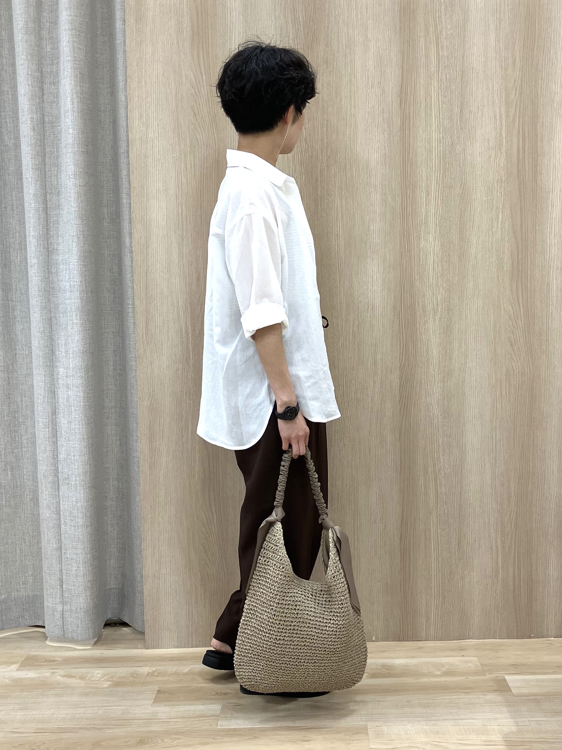 Keiさんの「grove｜【貴島明日香さん着用】シアードッキングスクエアタンク」を使ったコーディネート