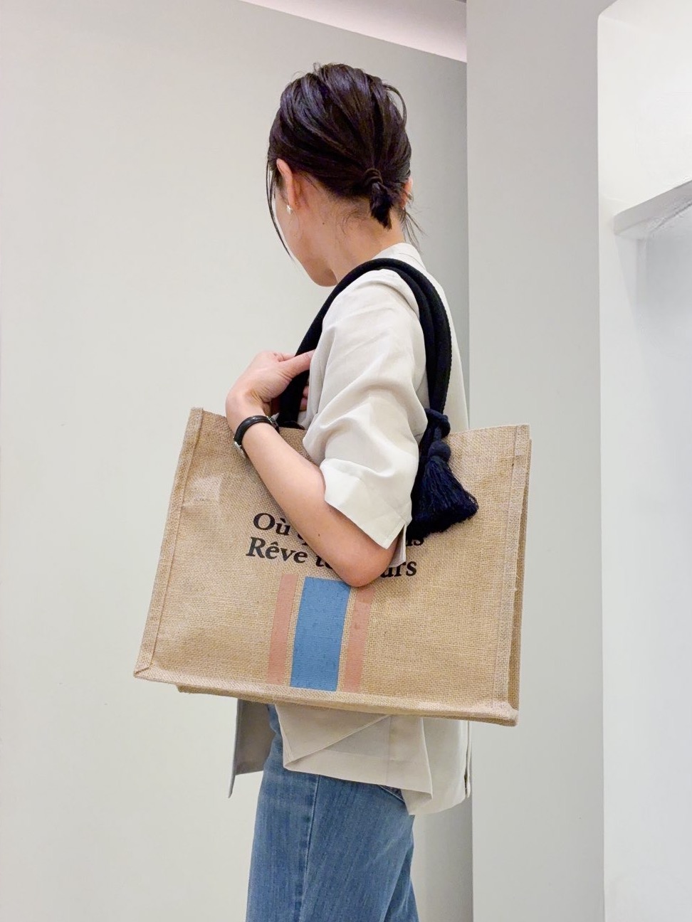 kanakoさんの「grove｜【洗濯機OK/ひんやり】軽く羽織れるハーフスリーブジャケット」を使ったコーディネート