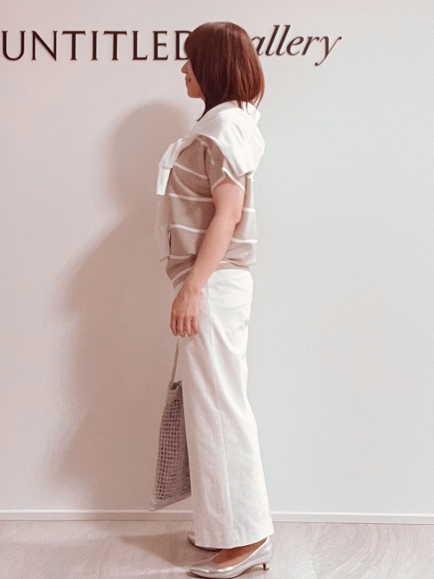 めいさんの「UNTITLED｜【7色展開/ゆったり/ショート丈】シアートリコットカーディガン」を使ったコーディネート