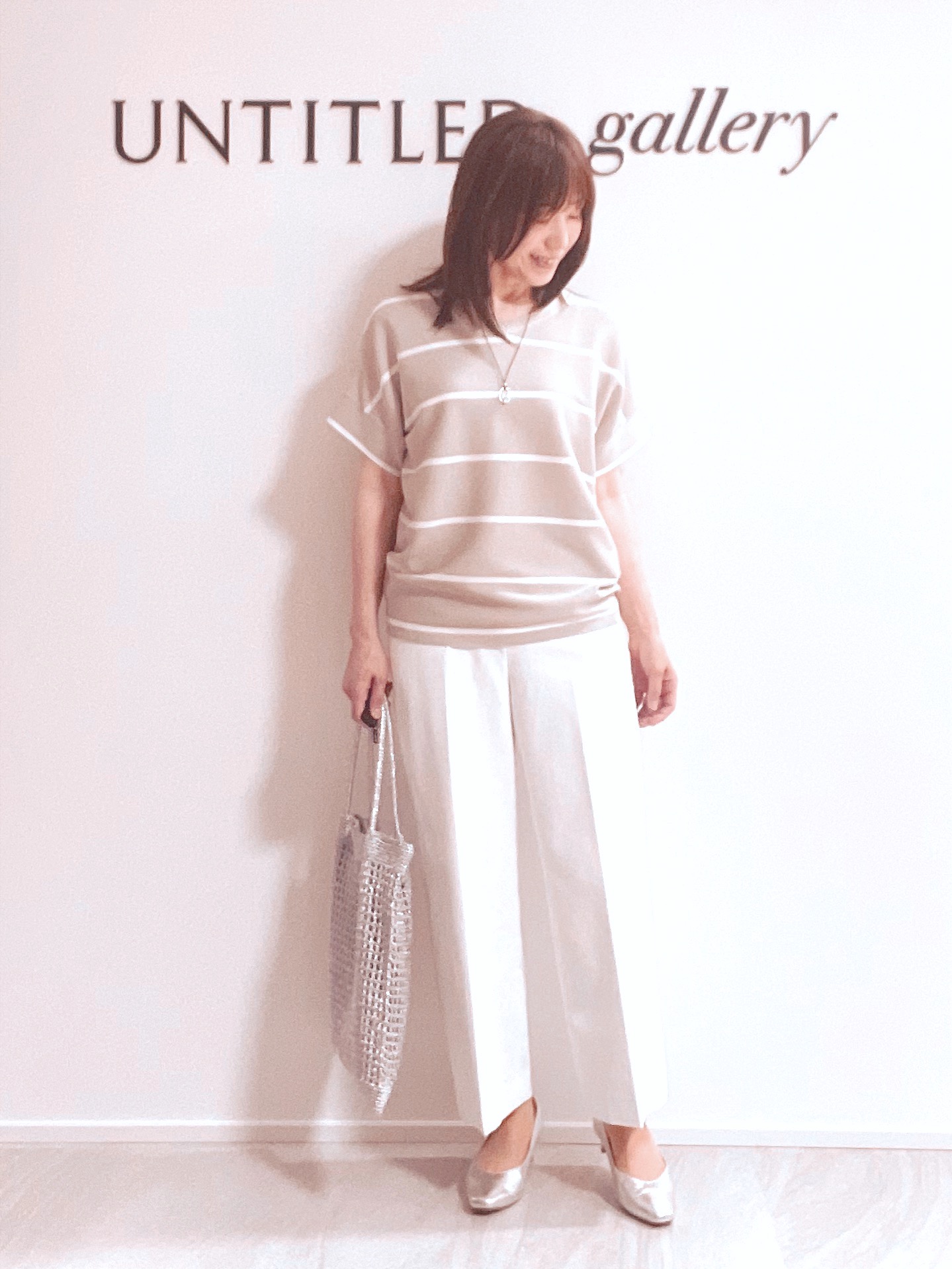 めいさんの「UNTITLED｜【7色展開/ゆったり/ショート丈】シアートリコットカーディガン」を使ったコーディネート