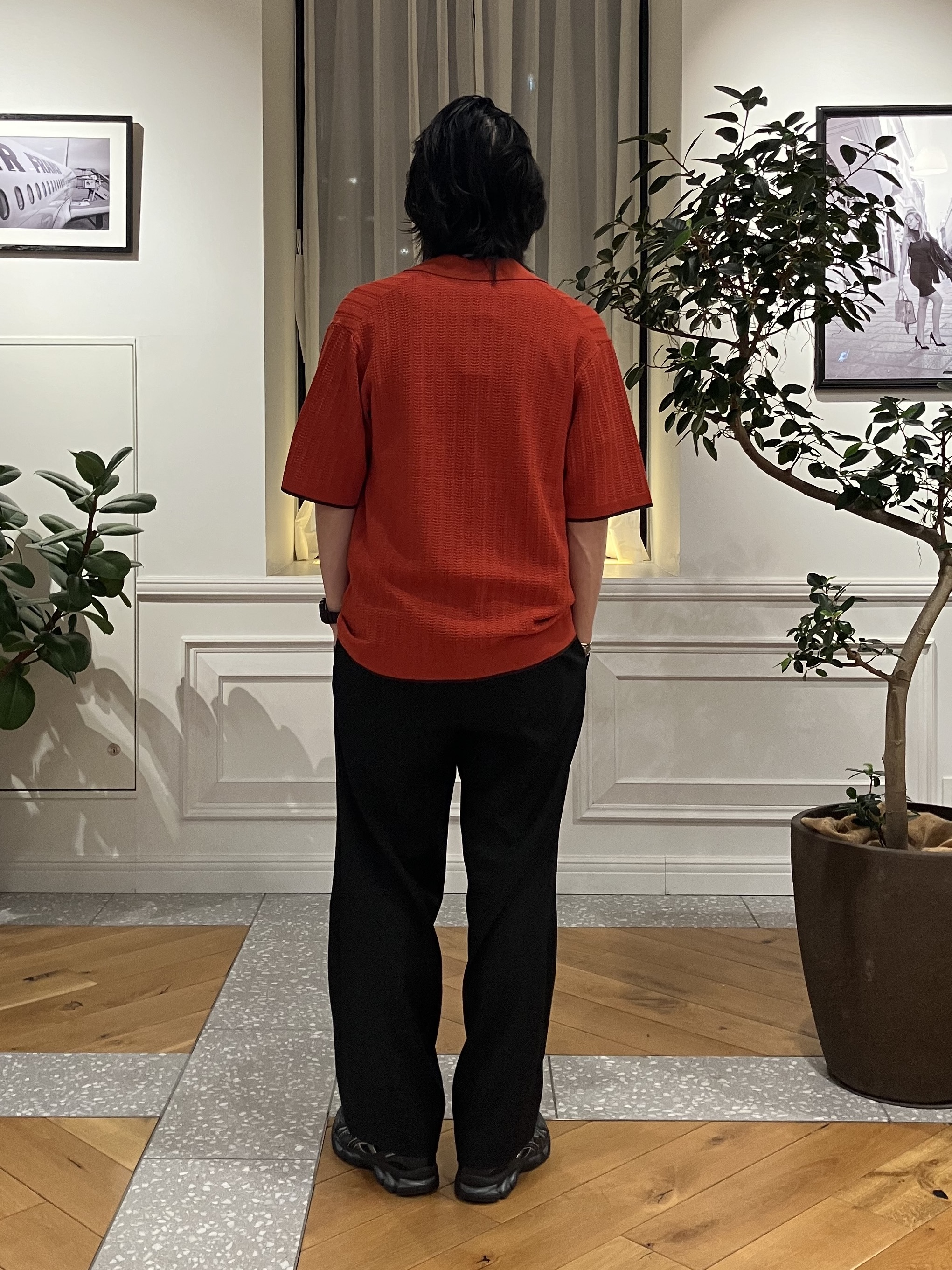 junyaさんの「DRESSTERIOR｜【Safari5月号掲載】ウォッシャブル キューバニットシャツ」を使ったコーディネート