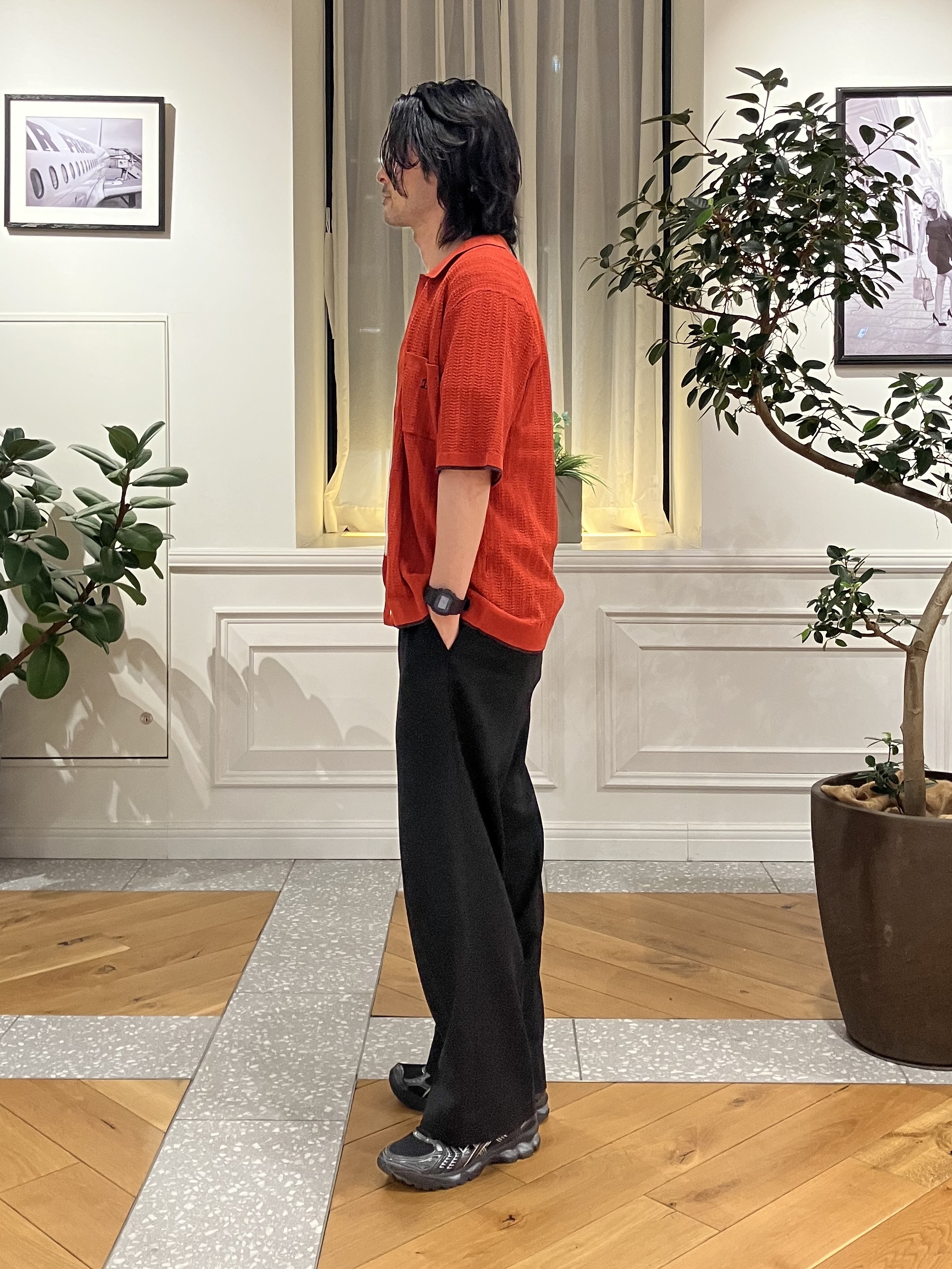 junyaさんの「DRESSTERIOR｜【Safari5月号掲載】ウォッシャブル キューバニットシャツ」を使ったコーディネート