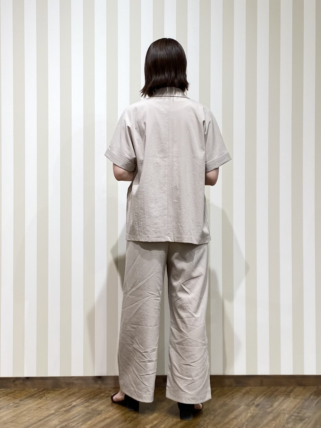 SAOさんの「SHOO･LA･RUE｜【高レビュー/洗濯機可/セットアップ可】軽凛(かろりん) 半袖ジャケット」を使ったコーディネート