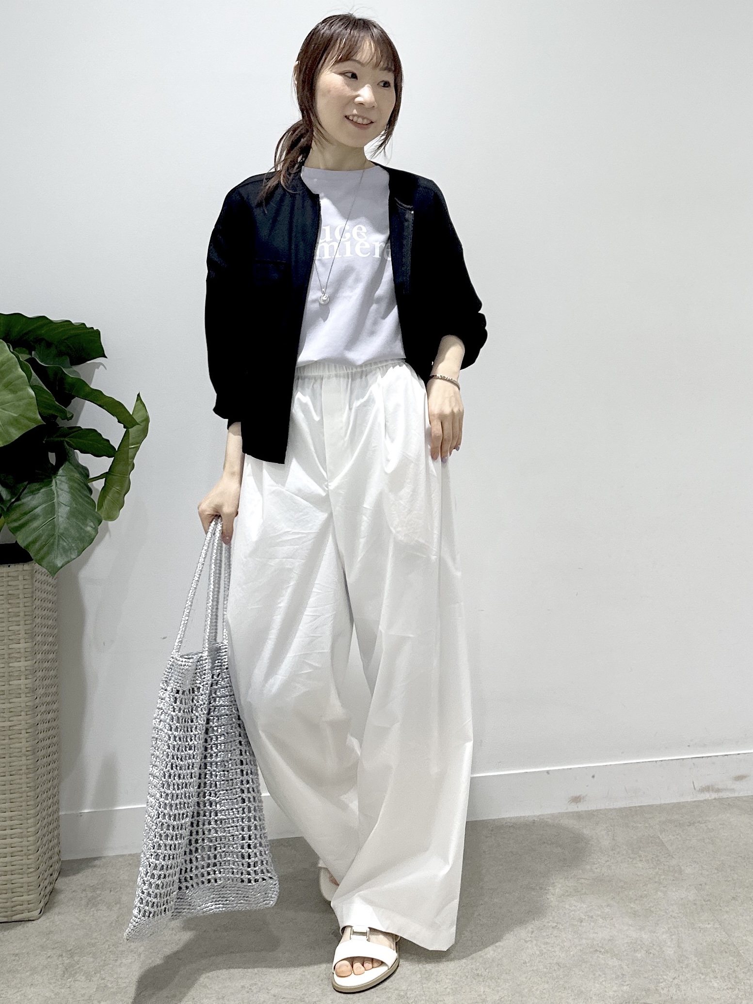 Miwaさんの「UNTITLED｜◆【洗える】シアーブルゾン」を使ったコーディネート