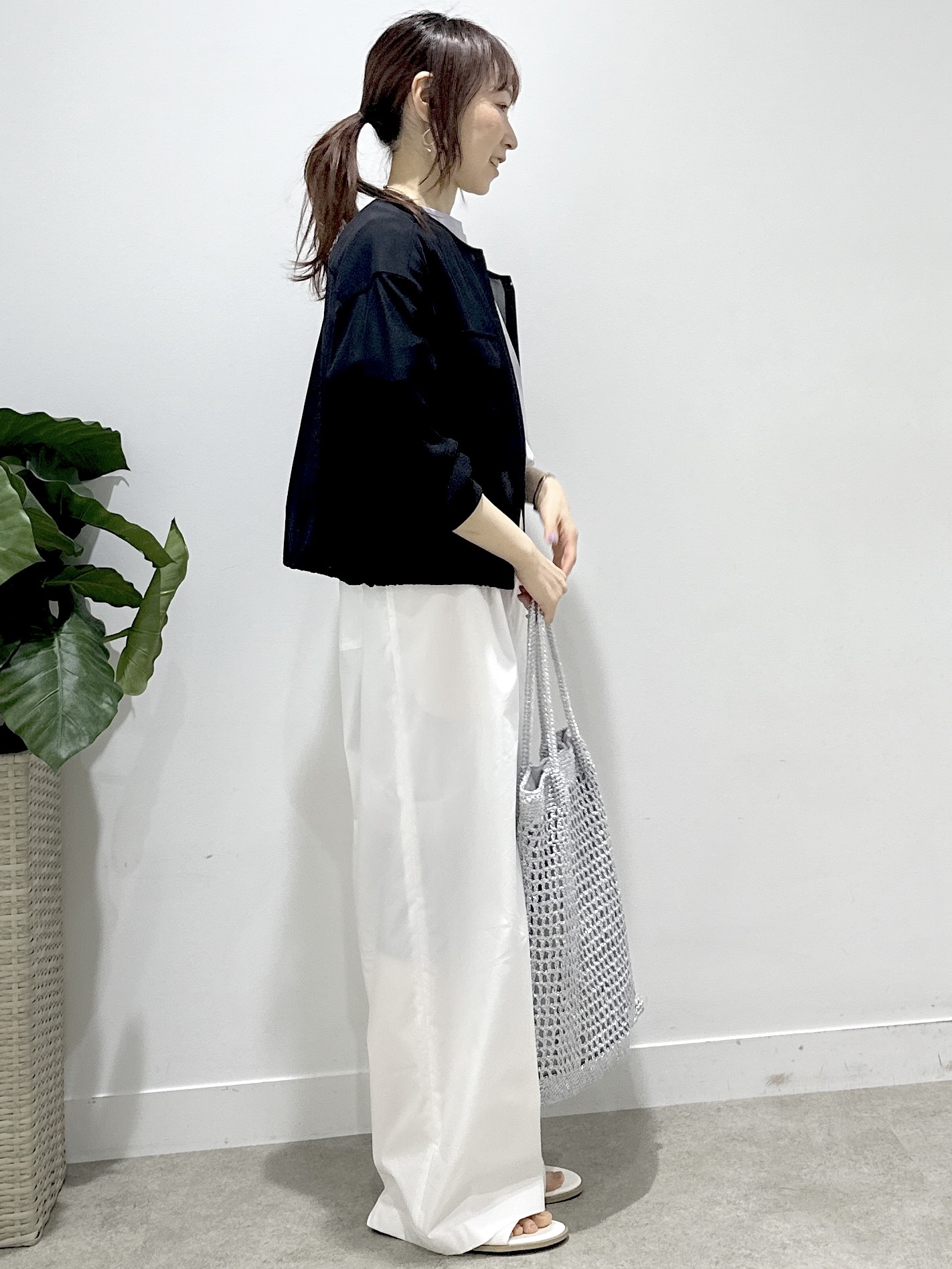 Miwaさんの「UNTITLED｜◆【洗える】シアーブルゾン」を使ったコーディネート