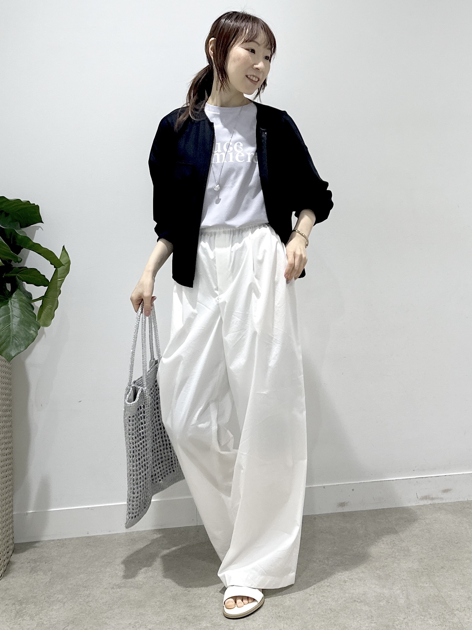 Miwaさんの「UNTITLED｜◆【洗える】シアーブルゾン」を使ったコーディネート