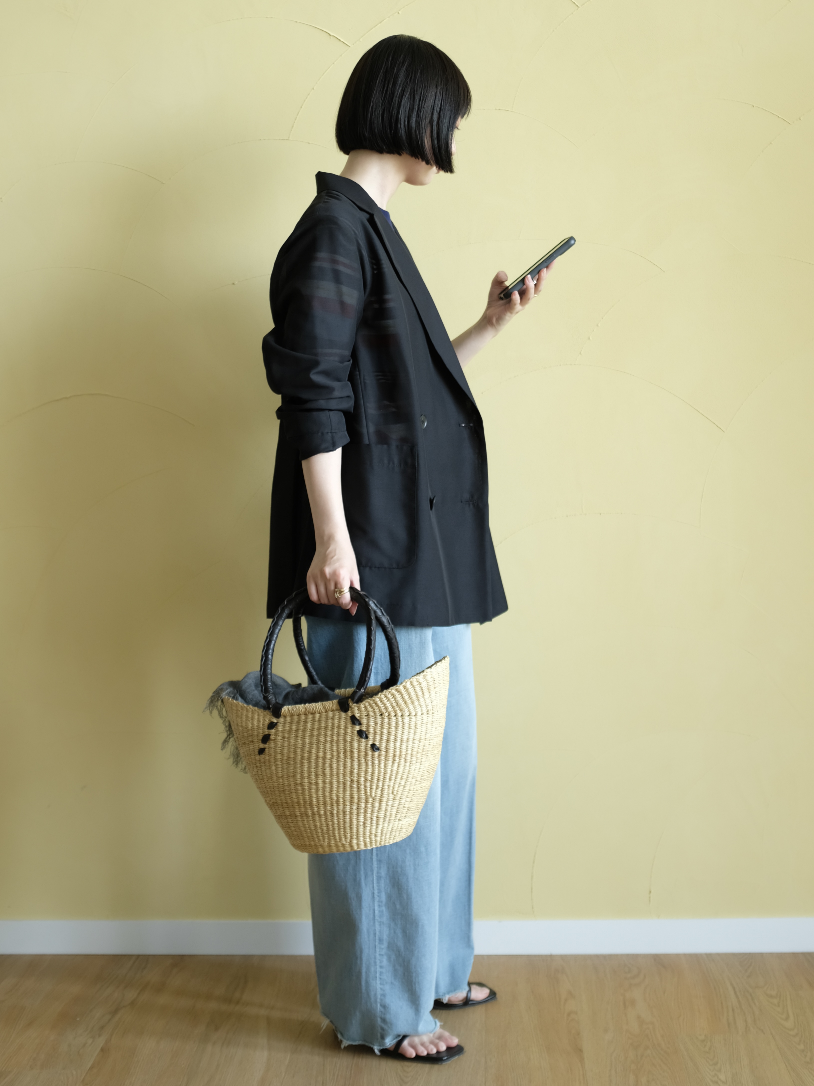 Kishimotoさんの「DRESSTERIOR｜◆【otonaMUSE5月号掲載】コットンシルクマルチボーダーニット」を使ったコーディネート