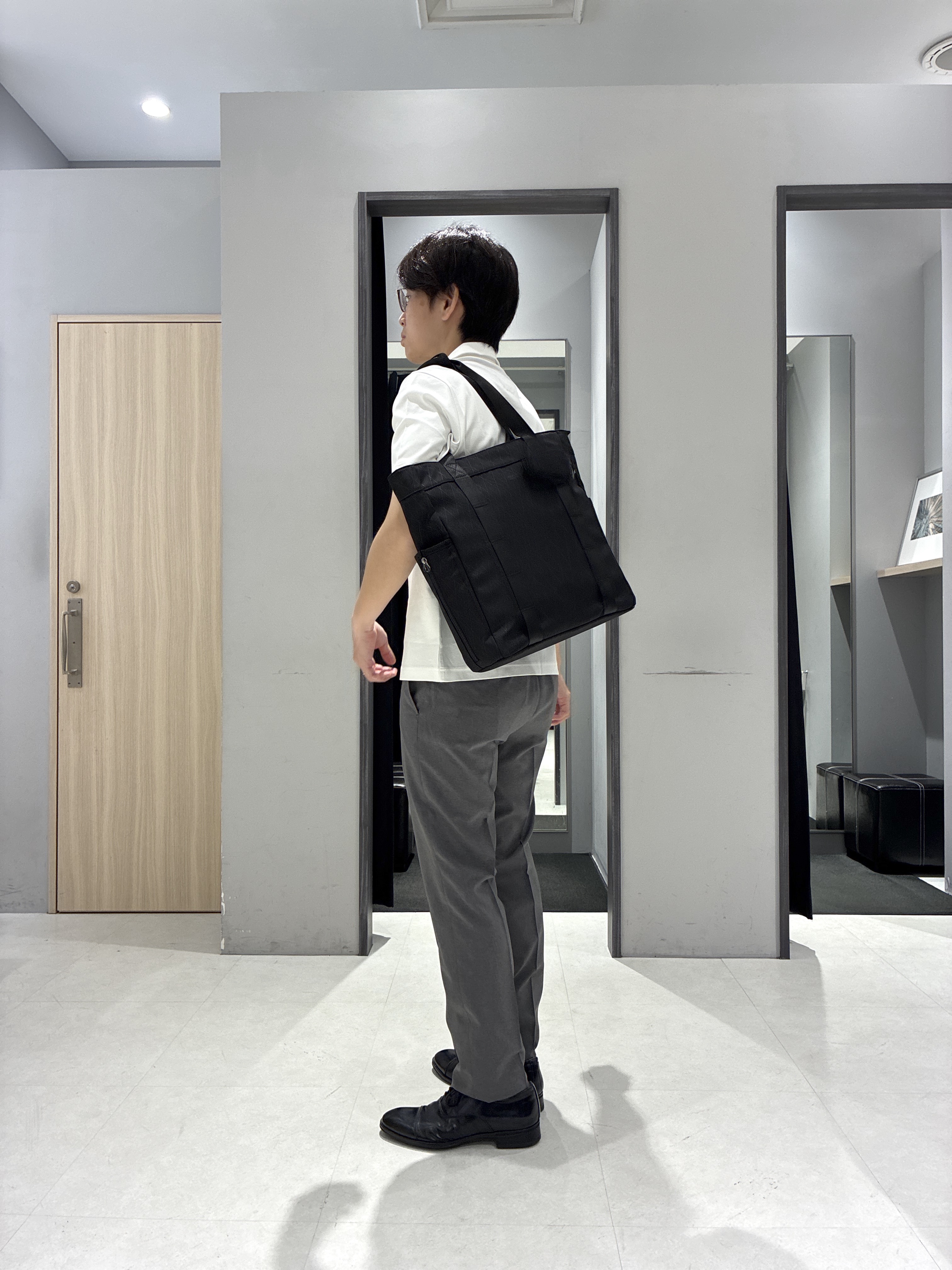 わいずみさんの「TAKEO KIKUCHI｜【接触冷感】アイスクリアコットン ワンポイント ポロシャツ」を使ったコーディネート