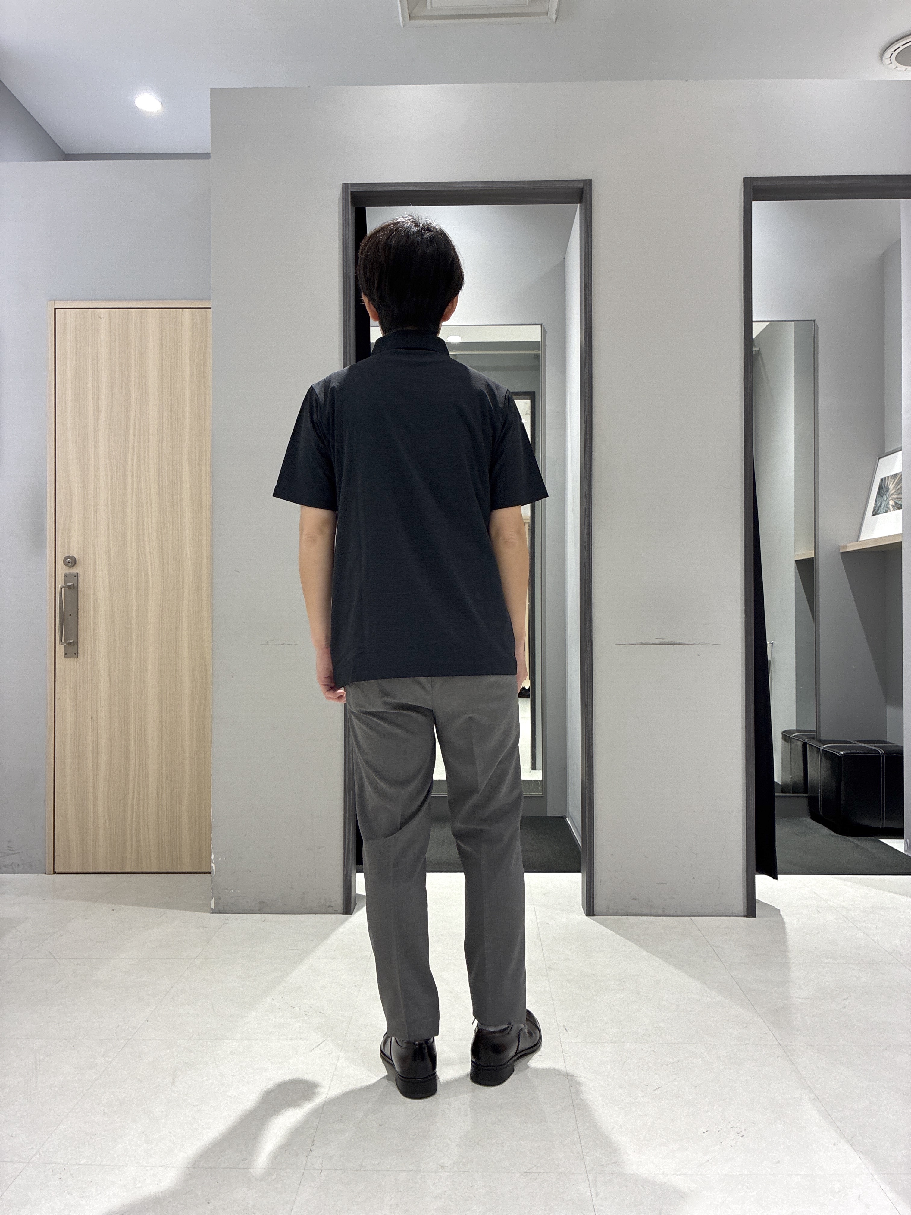 わいずみさんの「TAKEO KIKUCHI｜【汗染み軽減/接触冷感】ビズ ポロシャツ」を使ったコーディネート