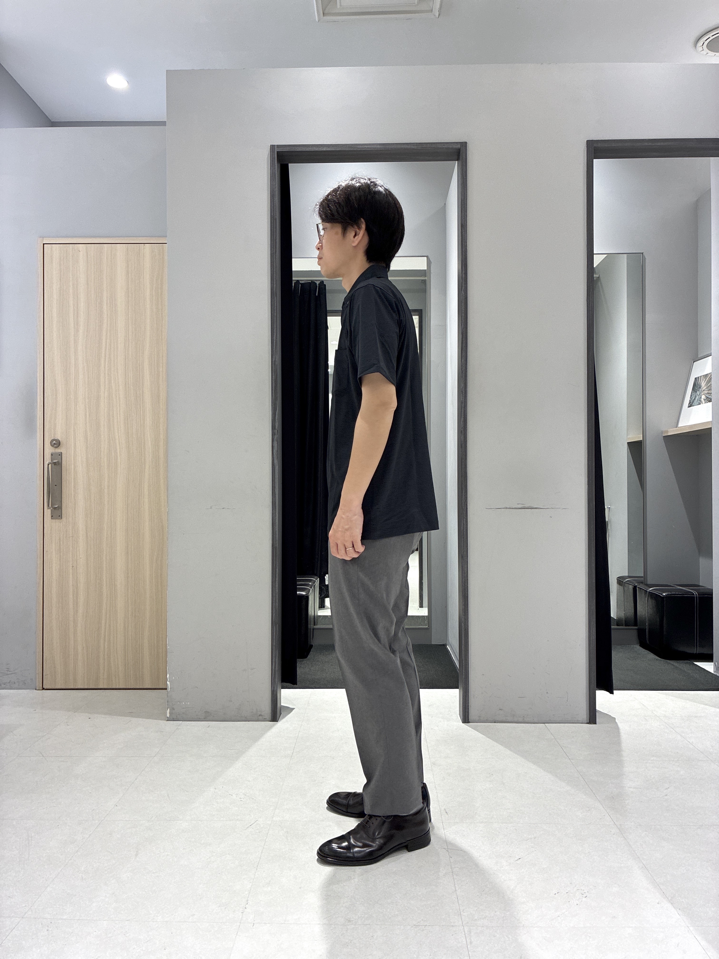 わいずみさんの「TAKEO KIKUCHI｜【汗染み軽減/接触冷感】ビズ ポロシャツ」を使ったコーディネート