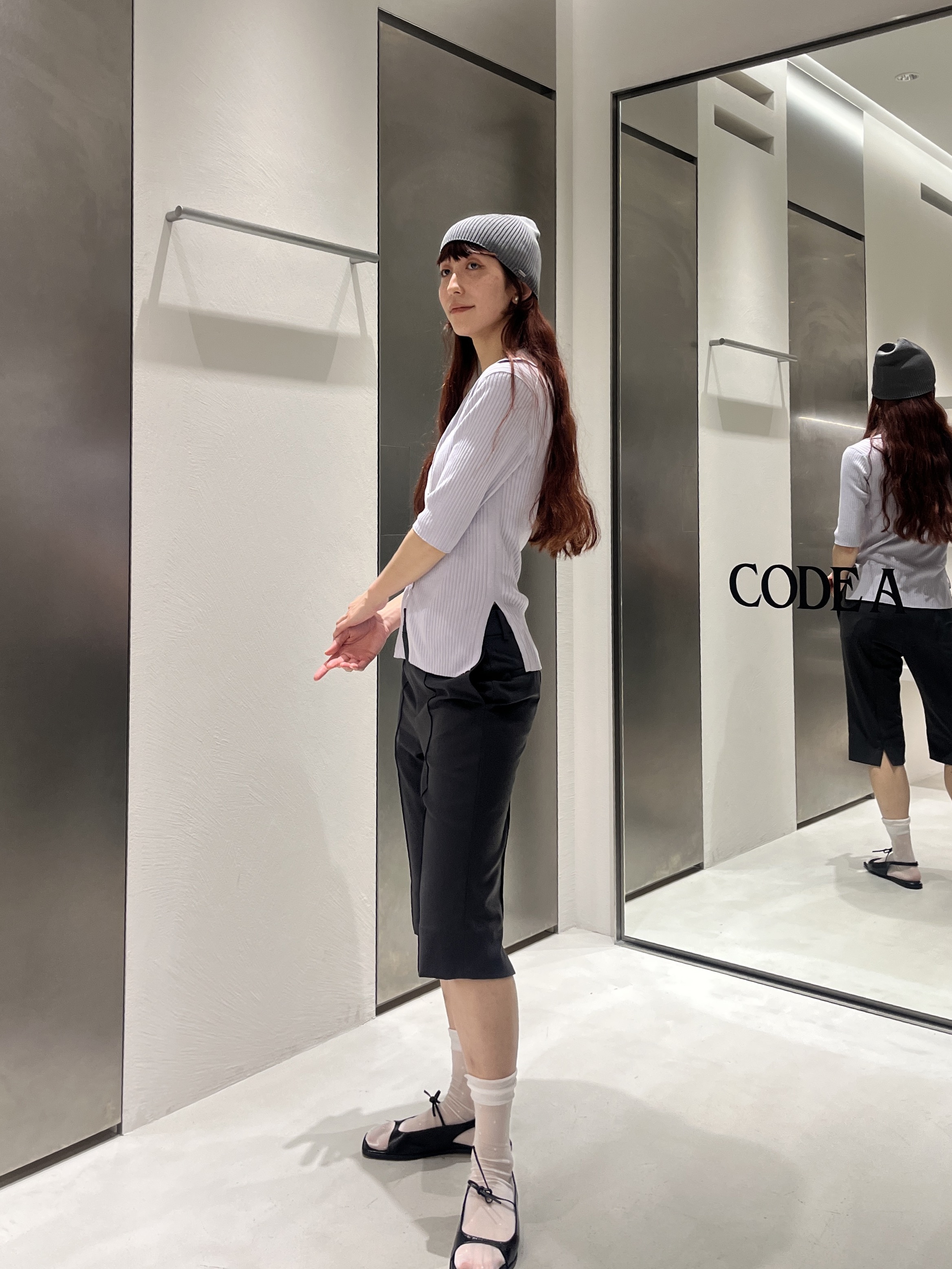 Rielさんの「CODE A｜rib zip cardigan」を使ったコーディネート