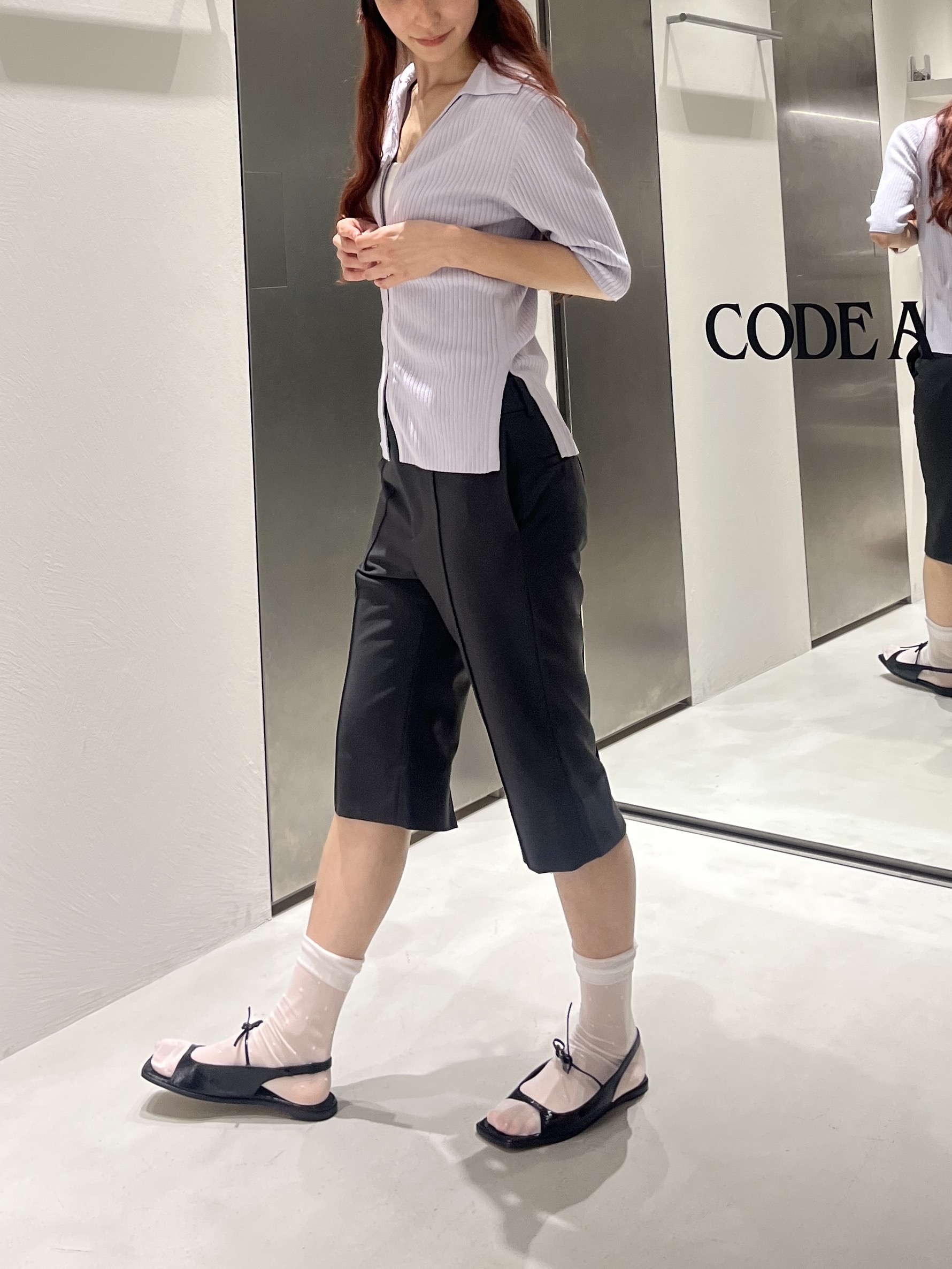 Rielさんの「CODE A｜rib zip cardigan」を使ったコーディネート