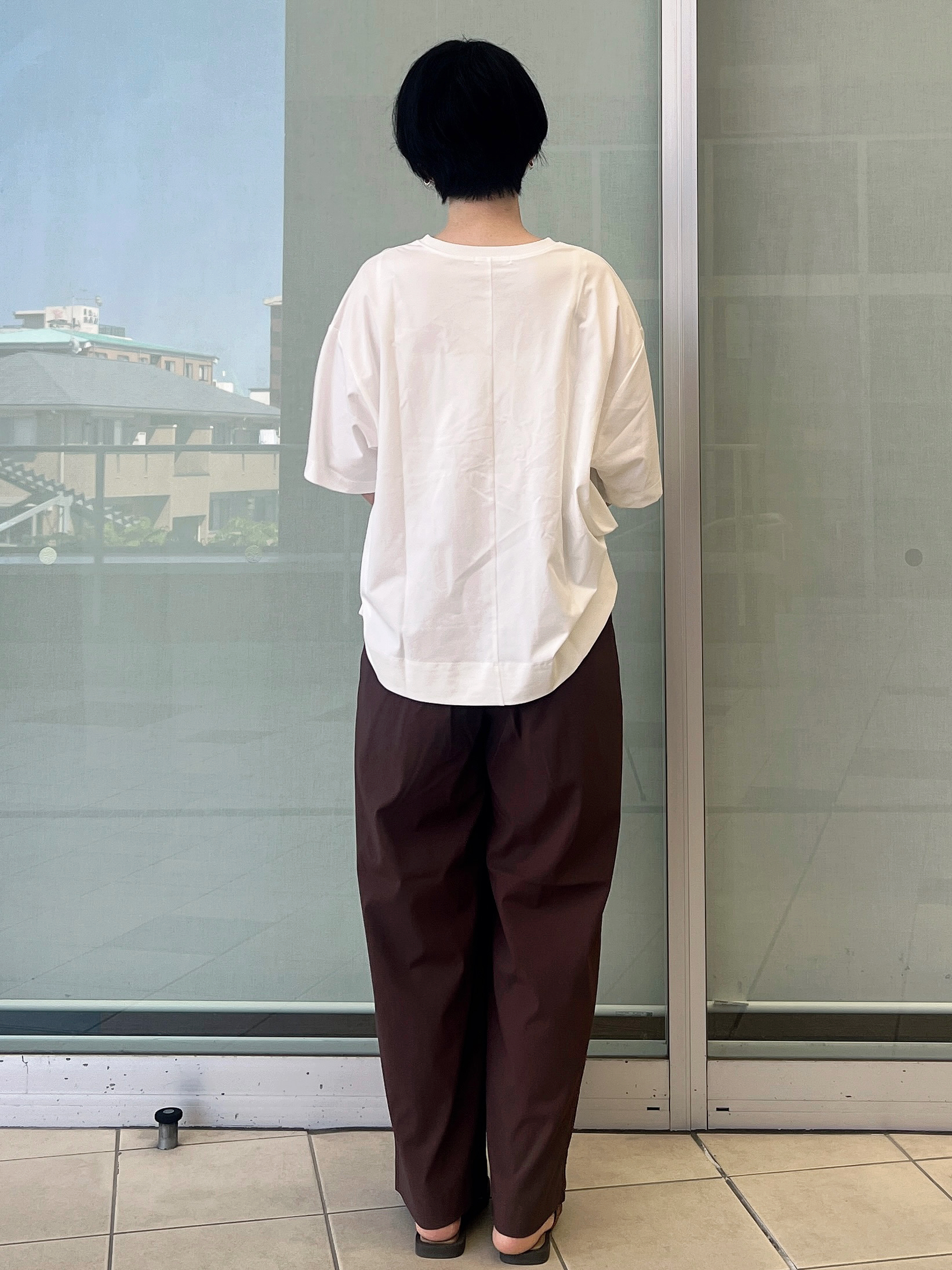 yo-koさんの「OPAQUE.CLIP｜【接触冷感】リラクシーカットソー《洗濯機OK》」を使ったコーディネート