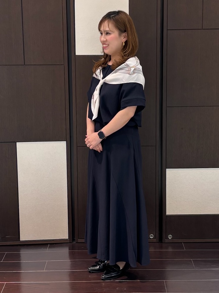 Keiさんの「UNTITLED｜【セットアップ可/UVカット/前後2WAY】リラクシーフレンチスリーブブラウス」を使ったコーディネート