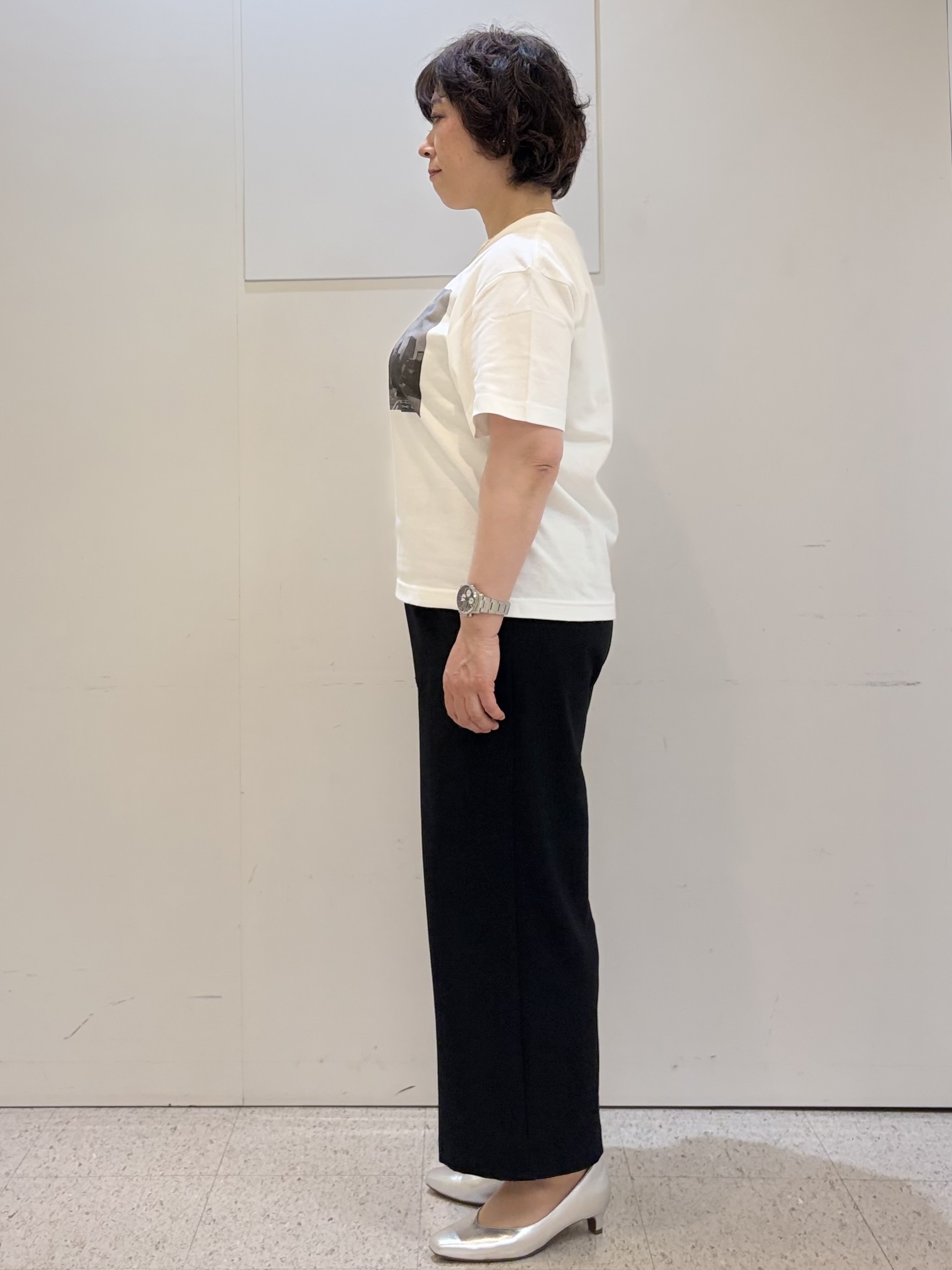 ヤスコさんの「Reflect｜リネンライクシャツブルゾン」を使ったコーディネート