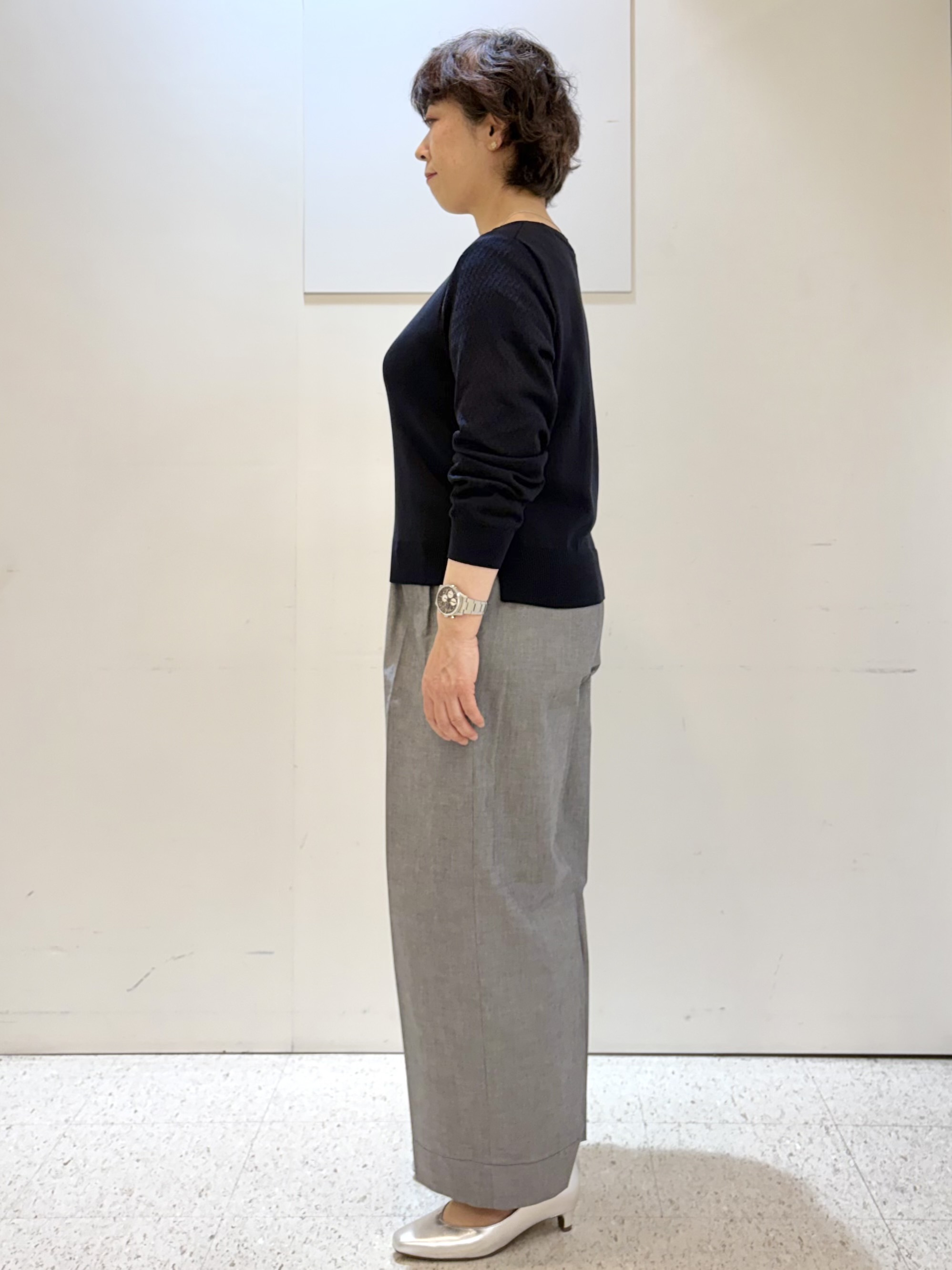 ヤスコさんの「Reflect｜【SS-4Lサイズ／UVカット／接触冷感】匠ジャケット／ベーシックテーラード」を使ったコーディネート