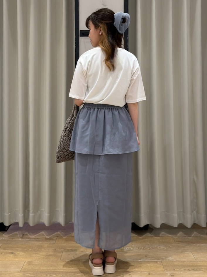 RUKAさんの「grove｜【UVカット/接触冷感】プリントアソート5分袖Tシャツ」を使ったコーディネート