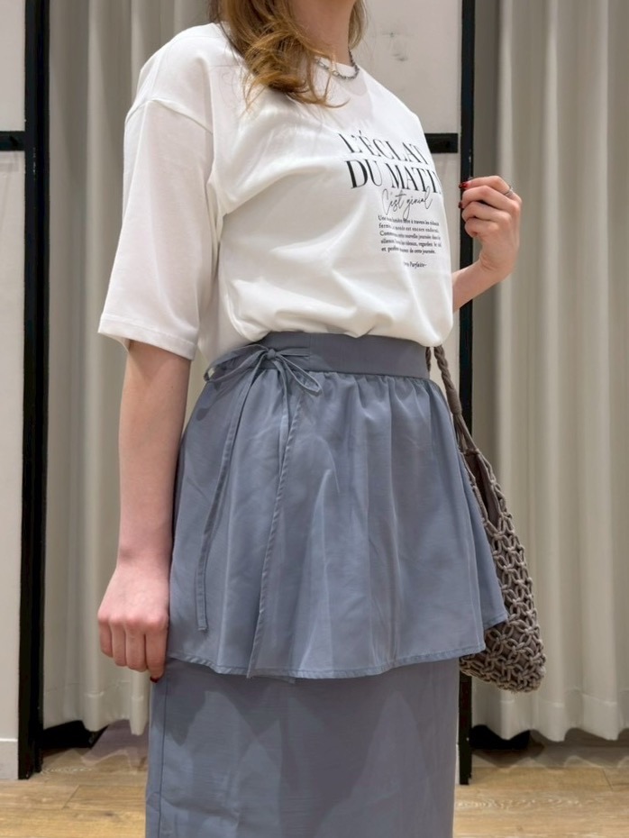 RUKAさんの「grove｜【UVカット/接触冷感】プリントアソート5分袖Tシャツ」を使ったコーディネート