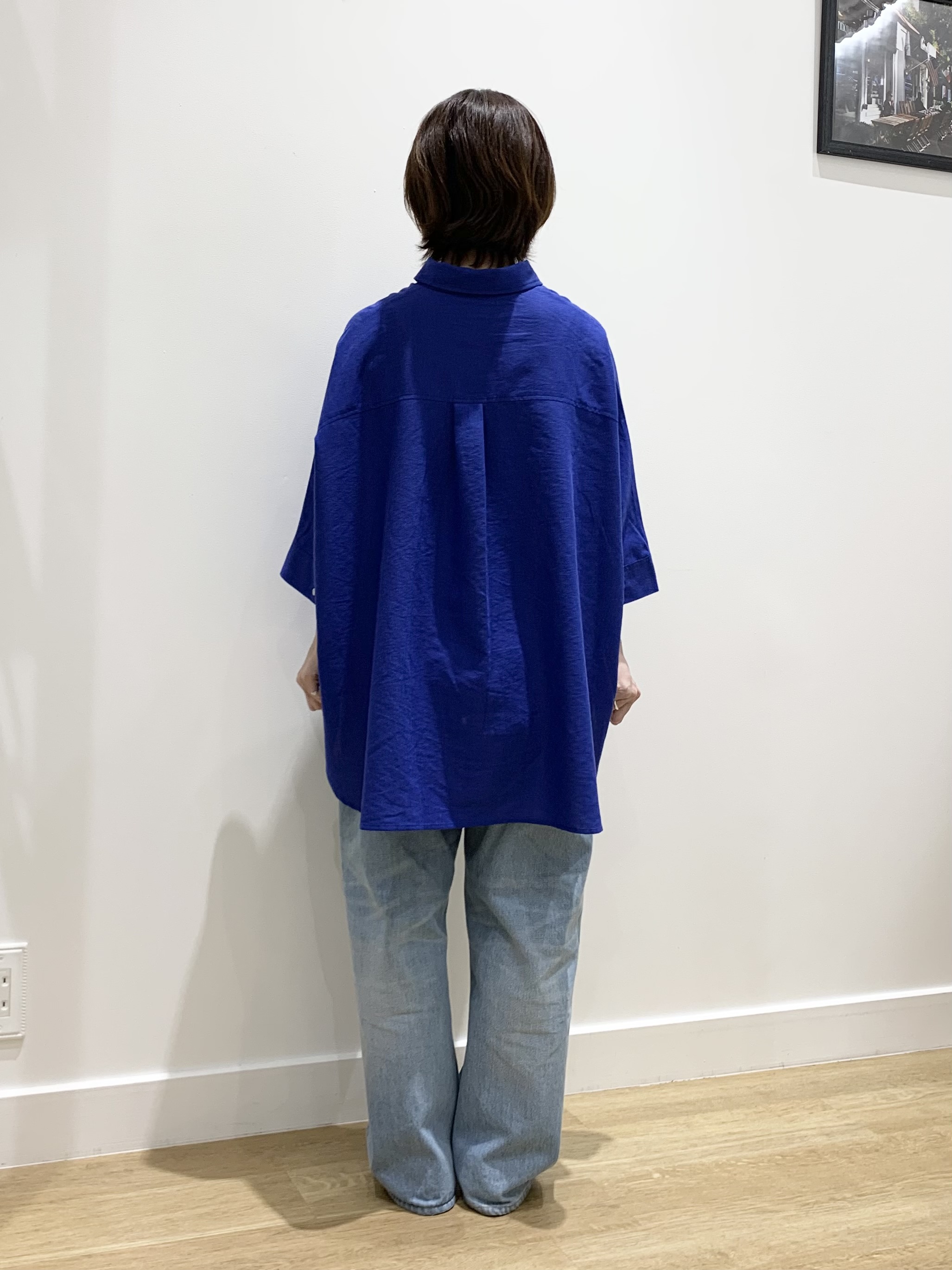 IMARIさんの「Dessin｜【セットアップ可/洗える】リネンブレンドドルマンシャツ」を使ったコーディネート