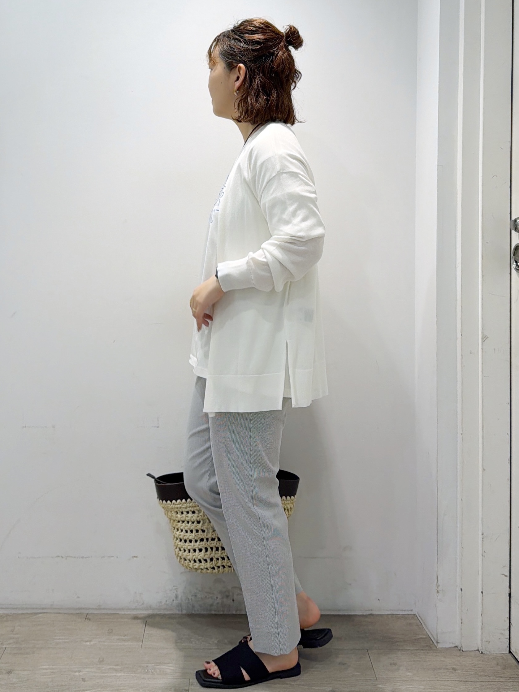 sumicaさんの「OPAQUE.CLIP｜【接触冷感】ニットカーディガン《洗濯機OK／抗ピリング》」を使ったコーディネート