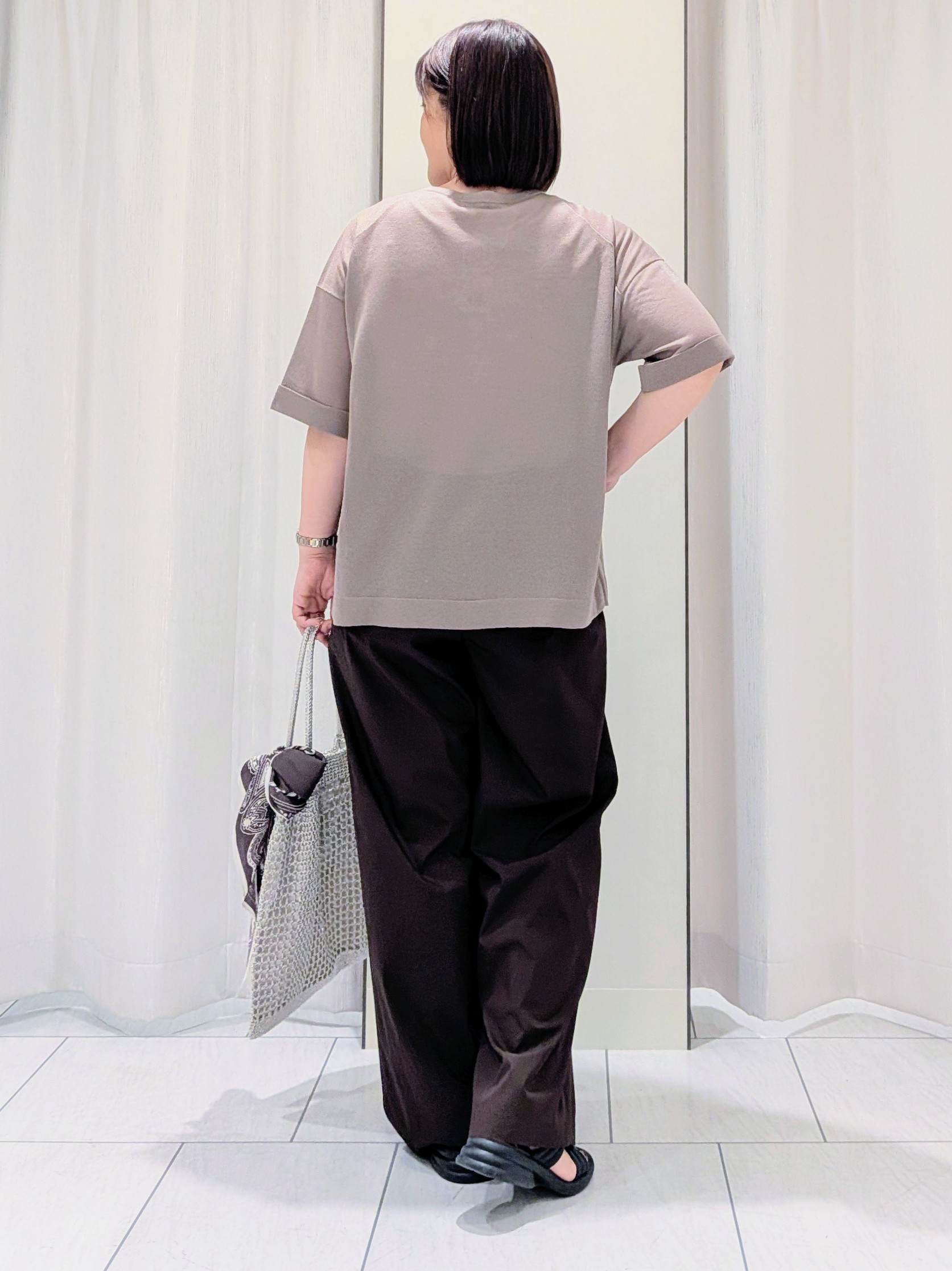 Onumaさんの「UNTITLED｜【アンサンブル可/シアー】リネンエステルカーディガン」を使ったコーディネート