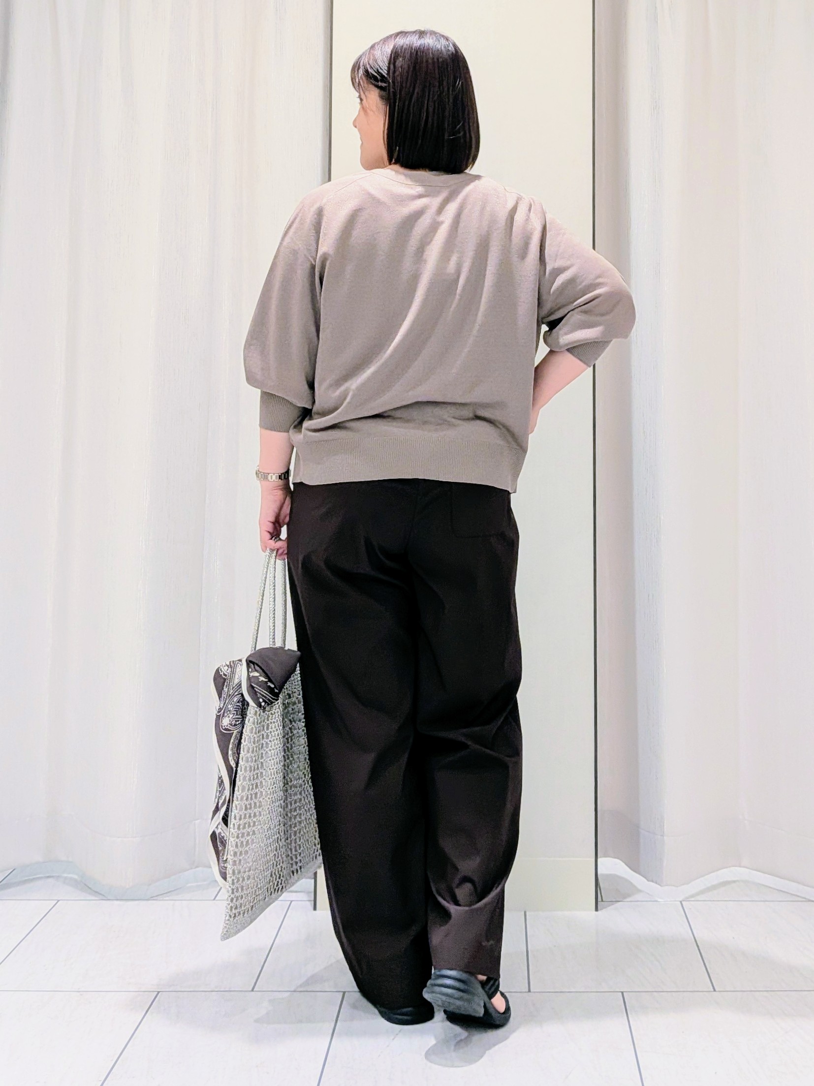 Onumaさんの「UNTITLED｜【アンサンブル可/シアー】リネンエステルカーディガン」を使ったコーディネート