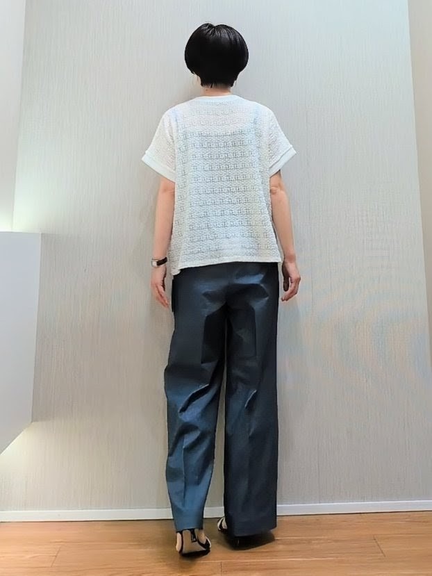 ミズタさんの「UNTITLED｜【洗える／シアー】ミニヨンレースプルオーバー」を使ったコーディネート