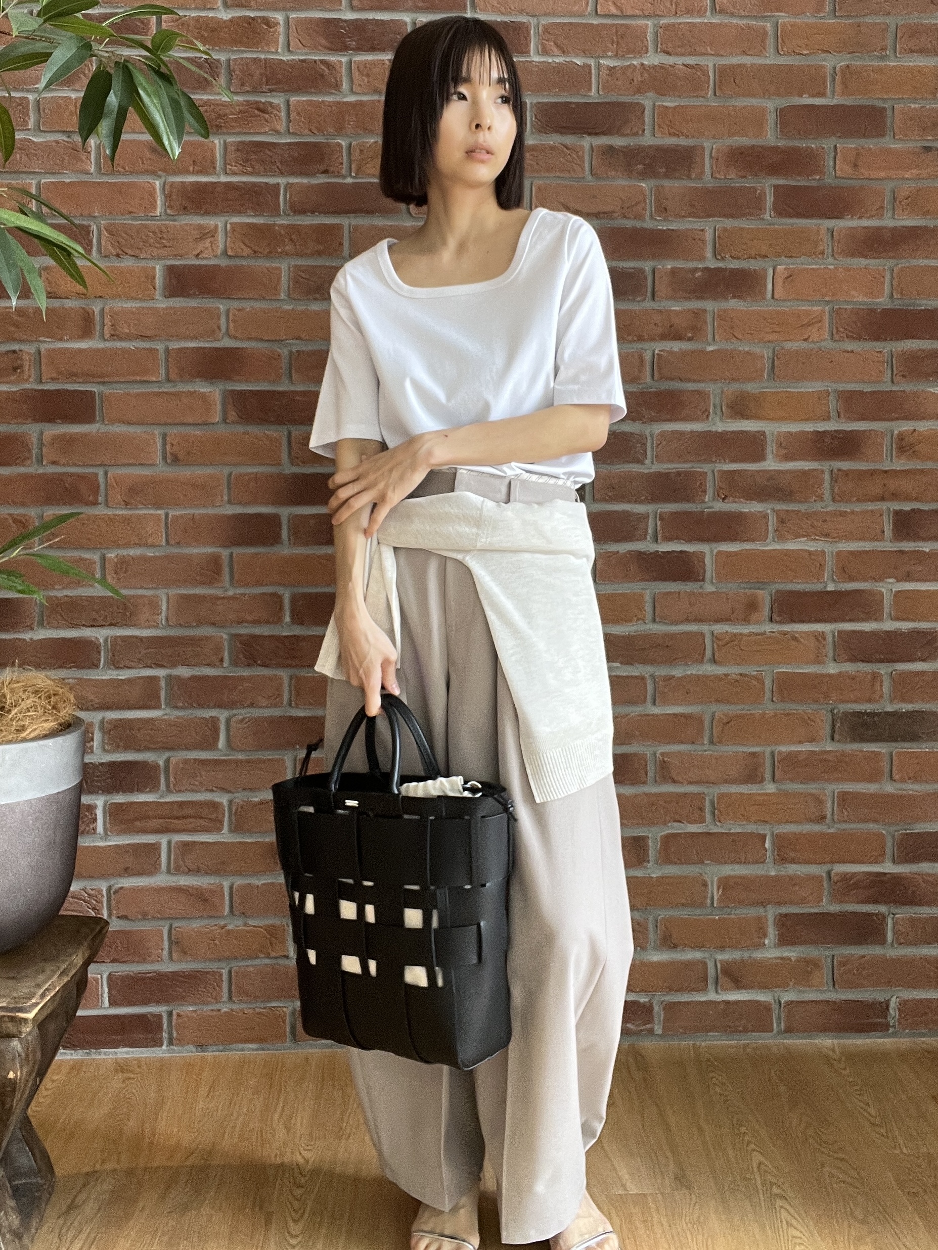 misaさんの「DRESSTERIOR｜【接触冷感/ウォッシャブル/otonaMUSE5月号掲載】カービーカーゴパンツ」を使ったコーディネート