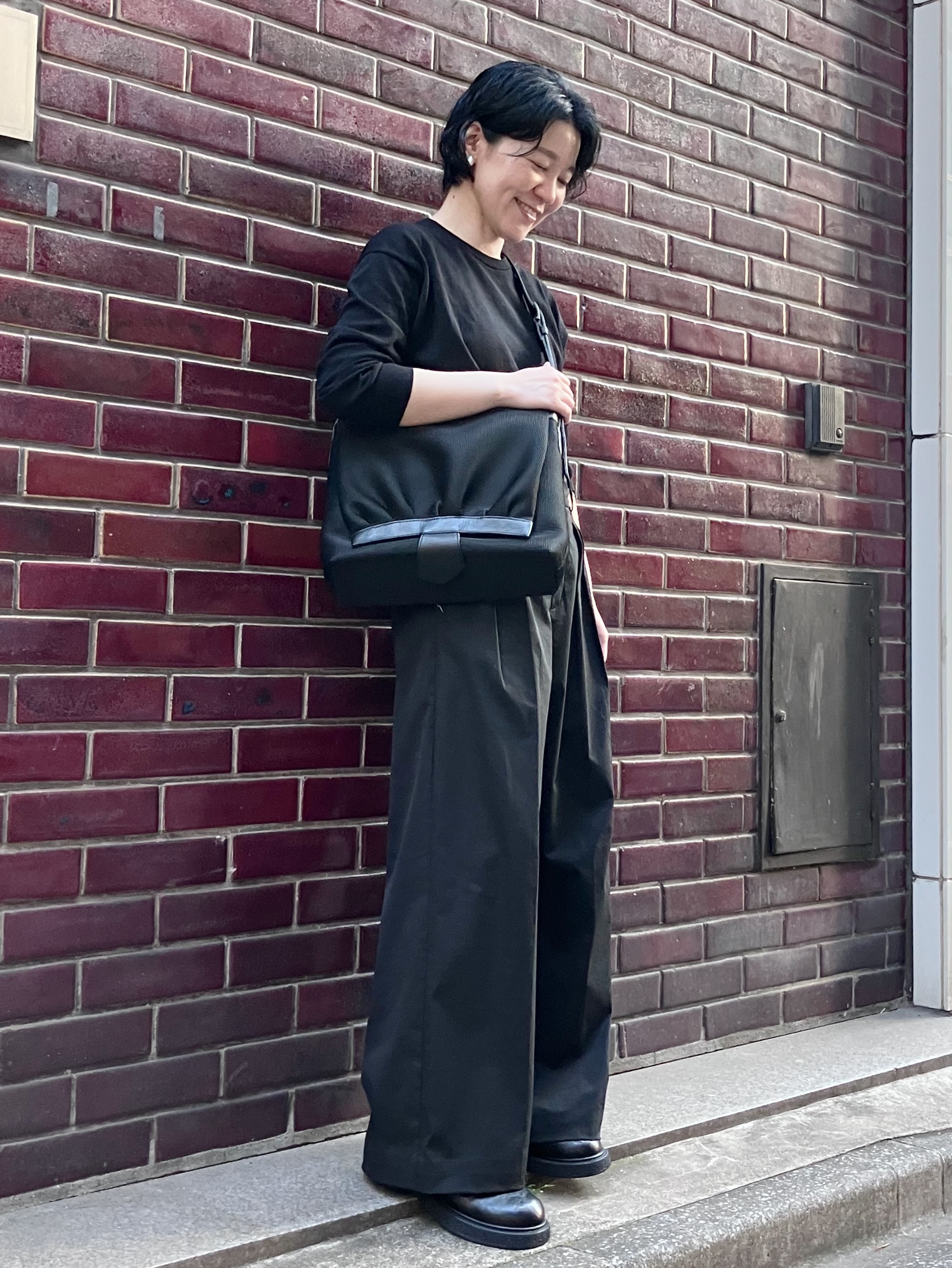 Cさんの「HIROKO HAYASHI｜TRIS（トリス）ショルダーバッグM」を使ったコーディネート