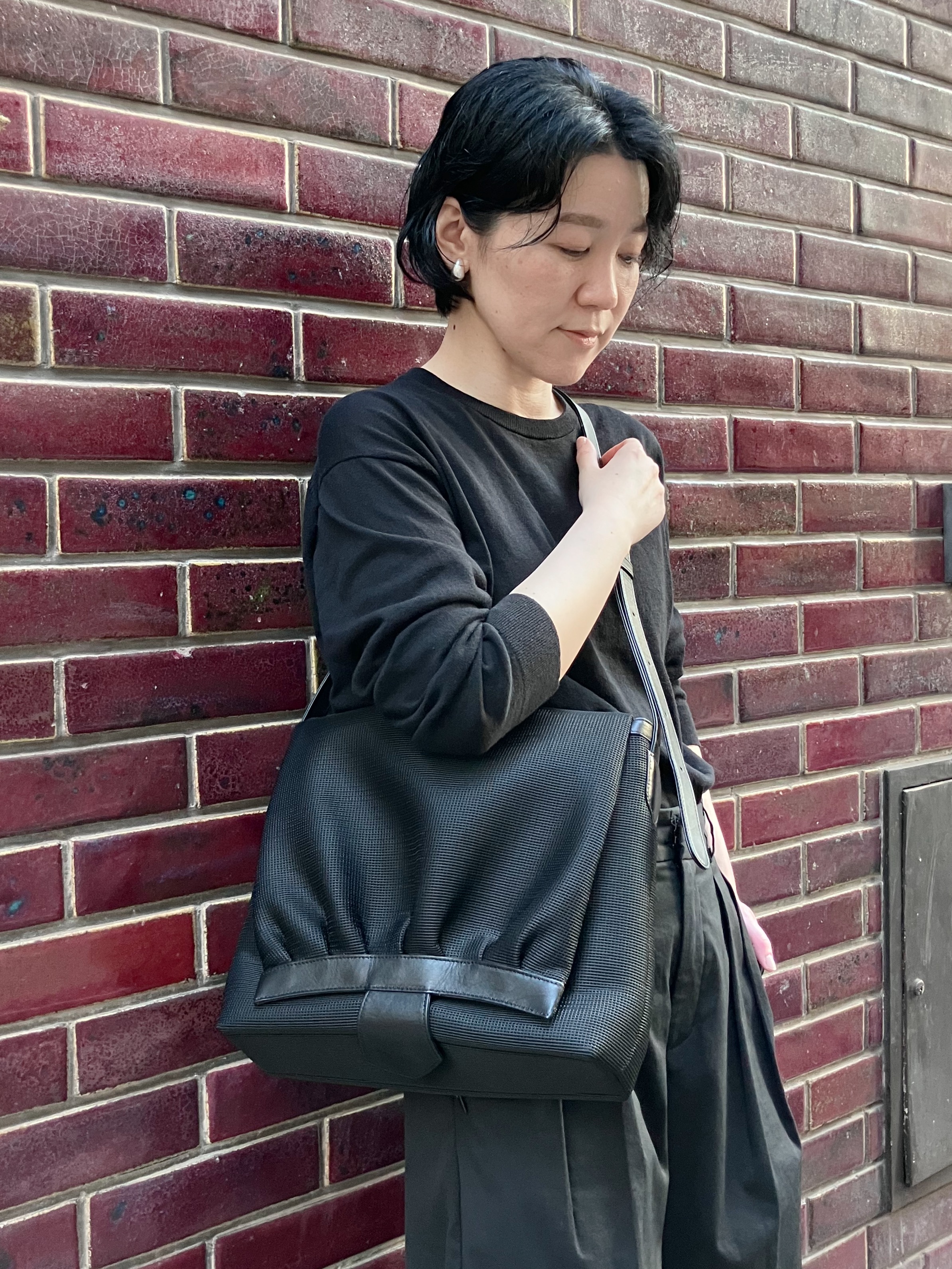 Cさんの「HIROKO HAYASHI｜TRIS（トリス）ショルダーバッグM」を使ったコーディネート