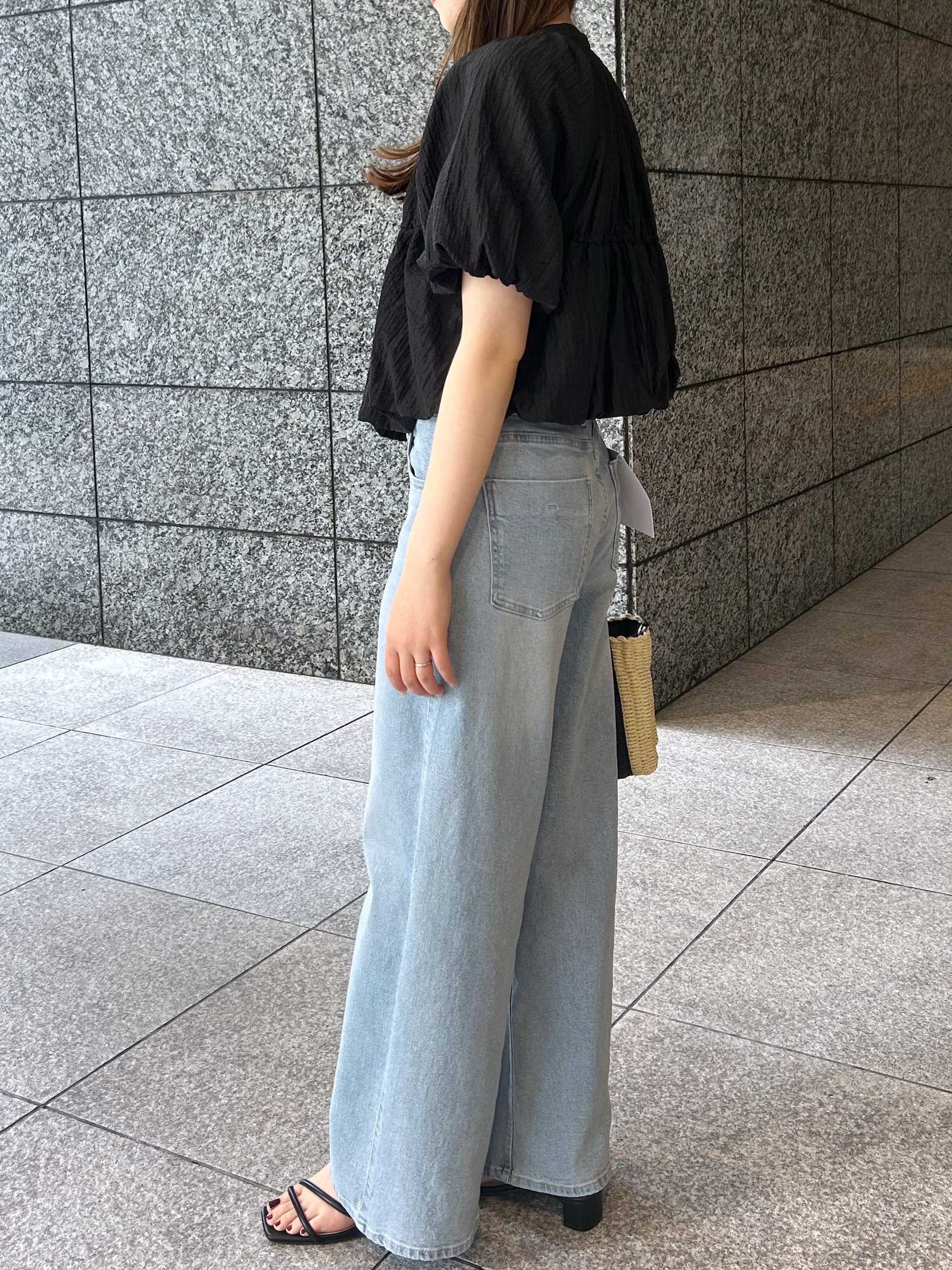 Risaさんの「OPAQUE.CLIP｜バルーンデザインブラウス【洗濯機OK】」を使ったコーディネート
