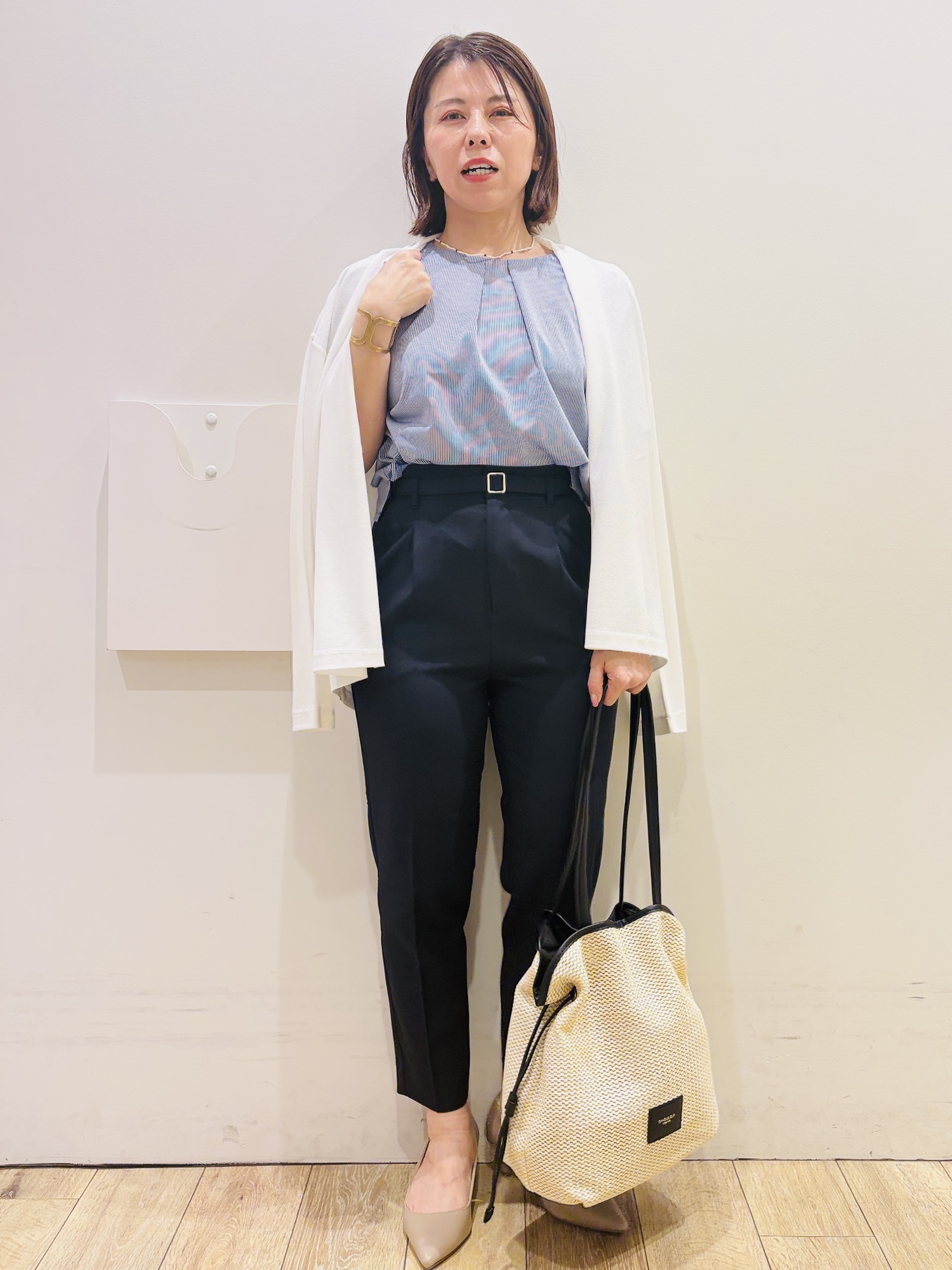 YUKOさんの「index｜【UVケア】ひんやりカーディガン《接触冷感／洗濯機OK》」を使ったコーディネート