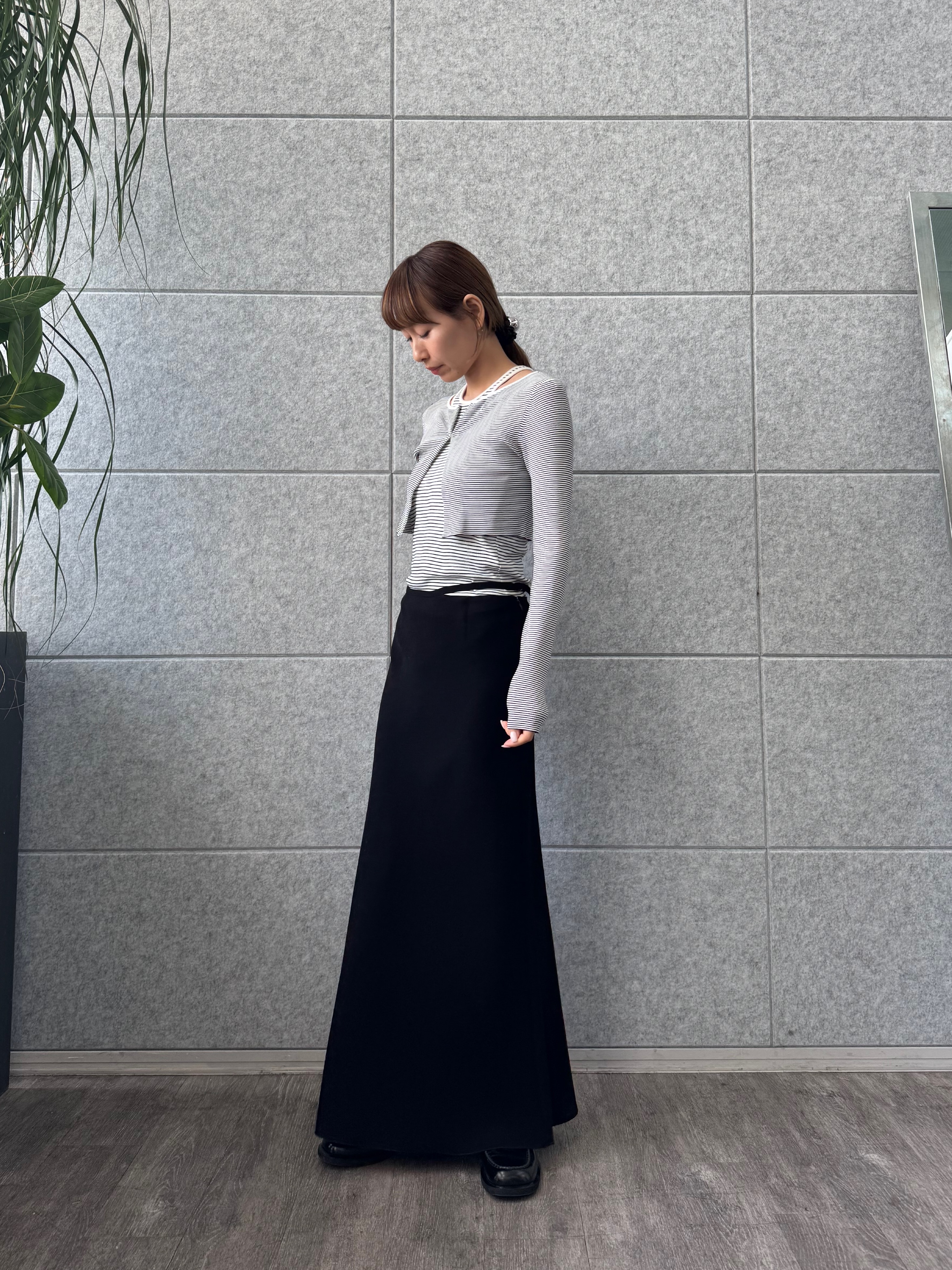 designer yukaさんの「CODE A｜【Re】stretch hook cardigan」を使ったコーディネート