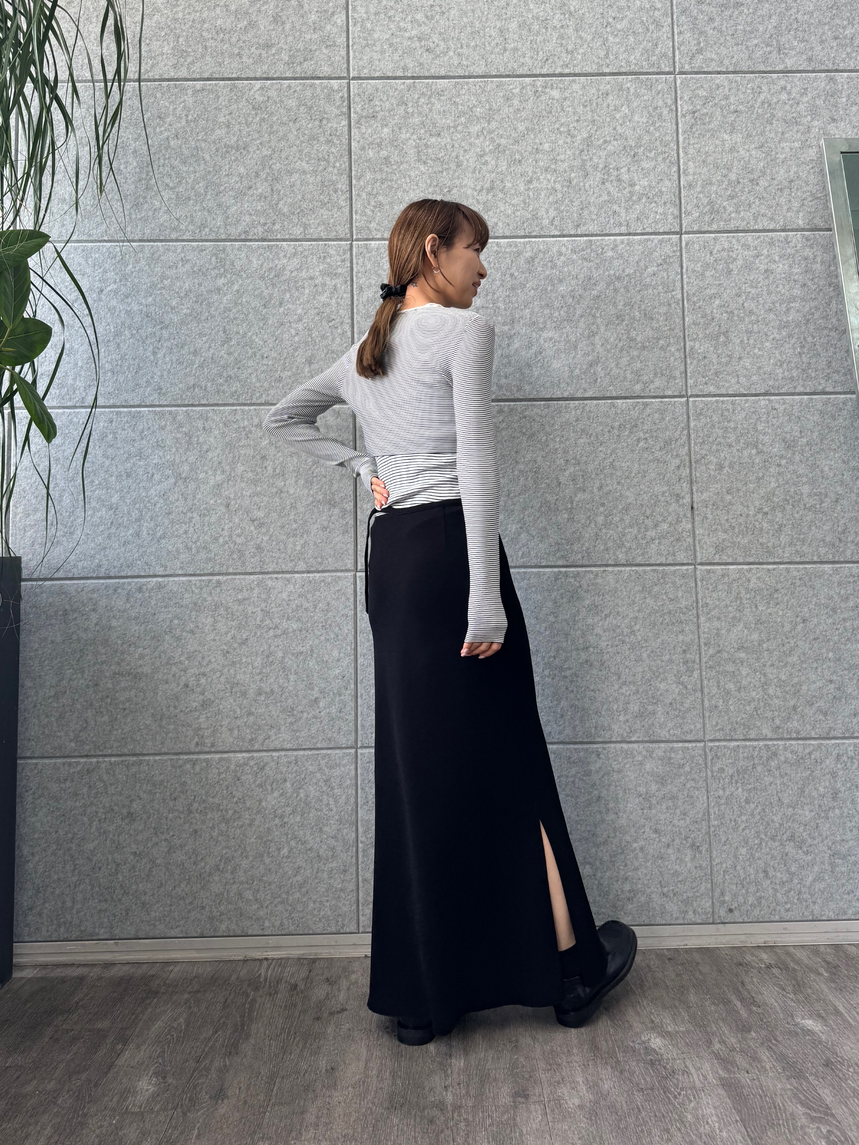 designer yukaさんの「CODE A｜【Re】stretch hook cardigan」を使ったコーディネート
